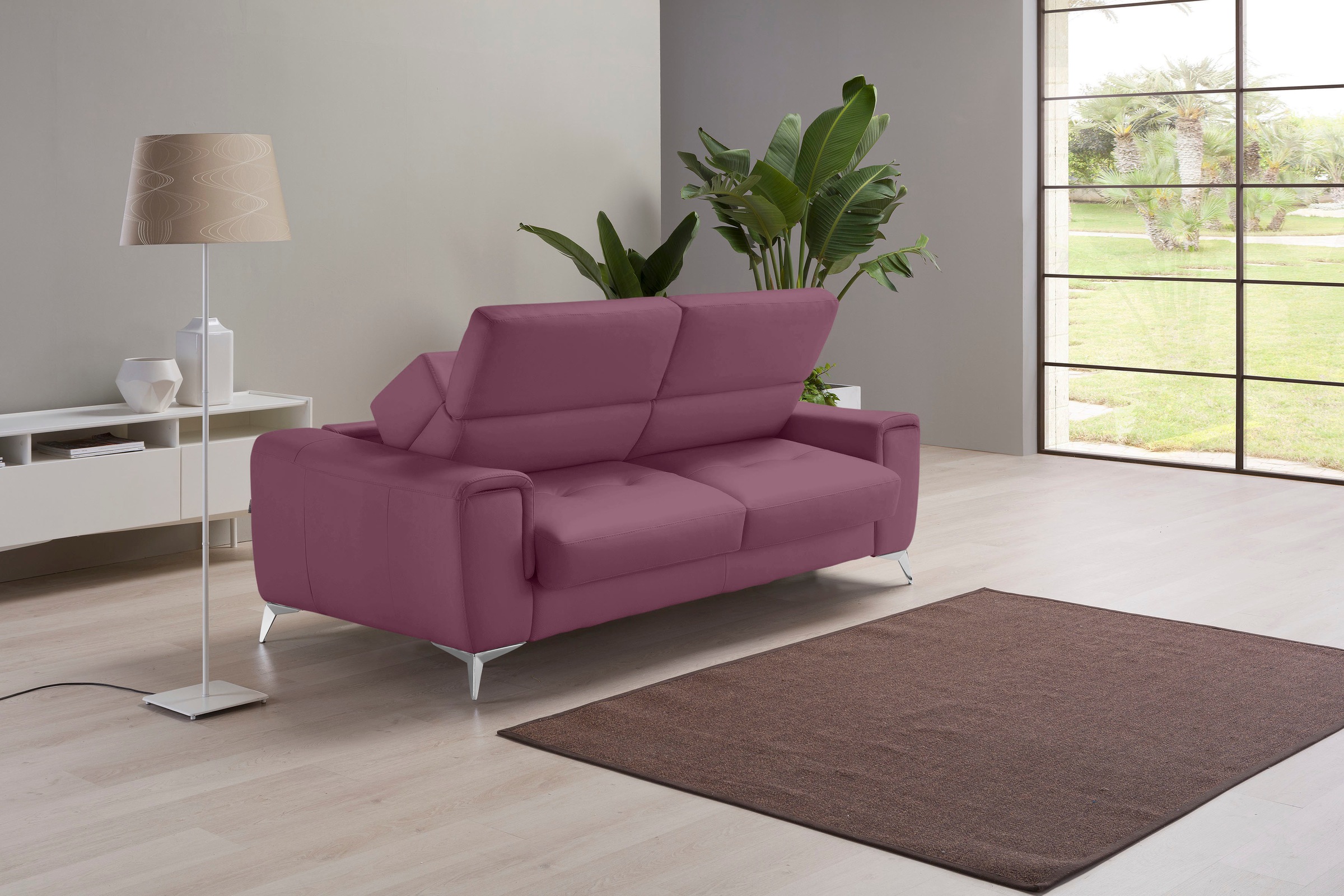 Egoitaliano Schlafsofa "Francine Designsofa, Loungesofa mit Dauerschlaffunk günstig online kaufen