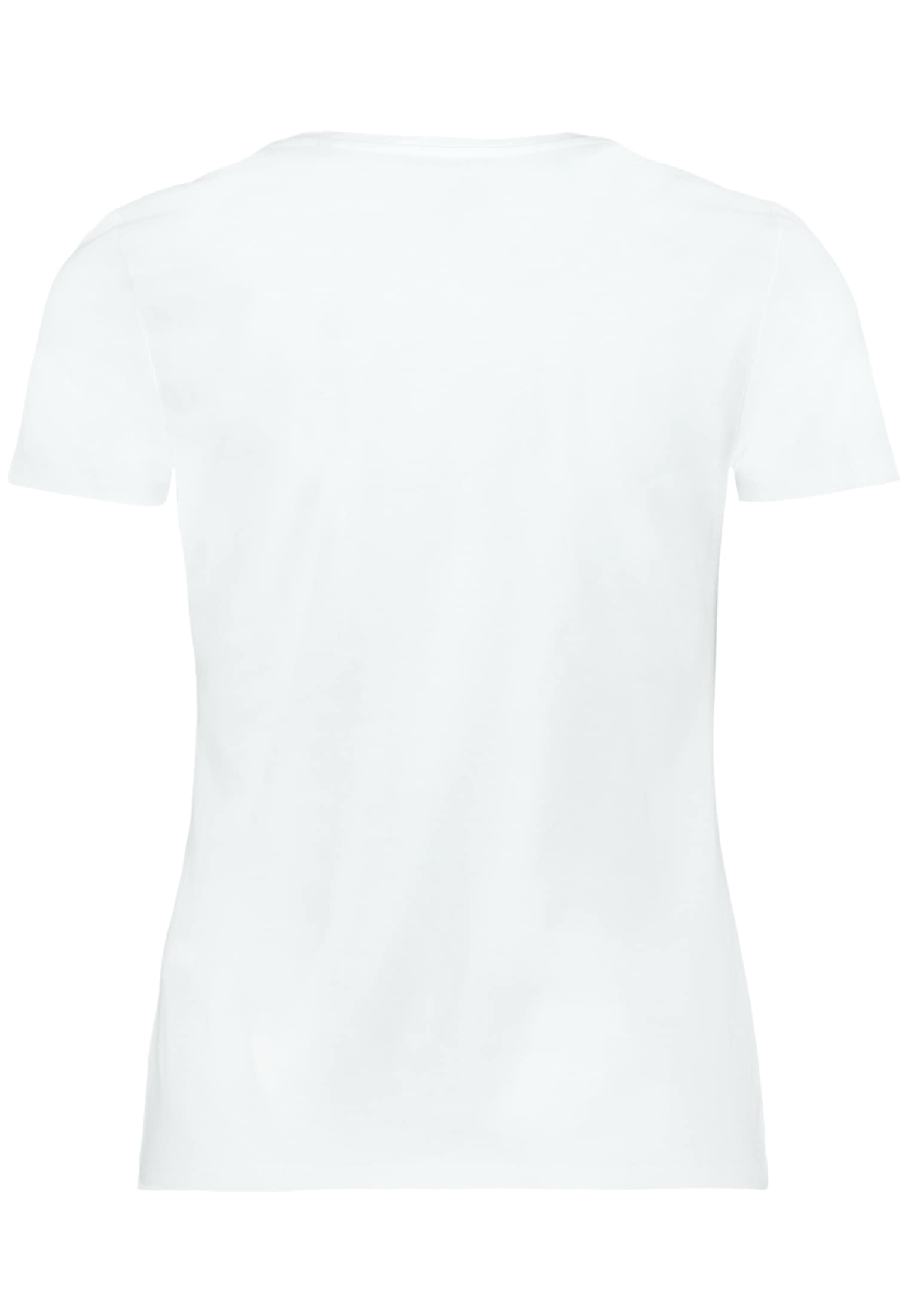 Zero Kurzarmshirt »Damen mit Aufdruck« 1 Glitzer.