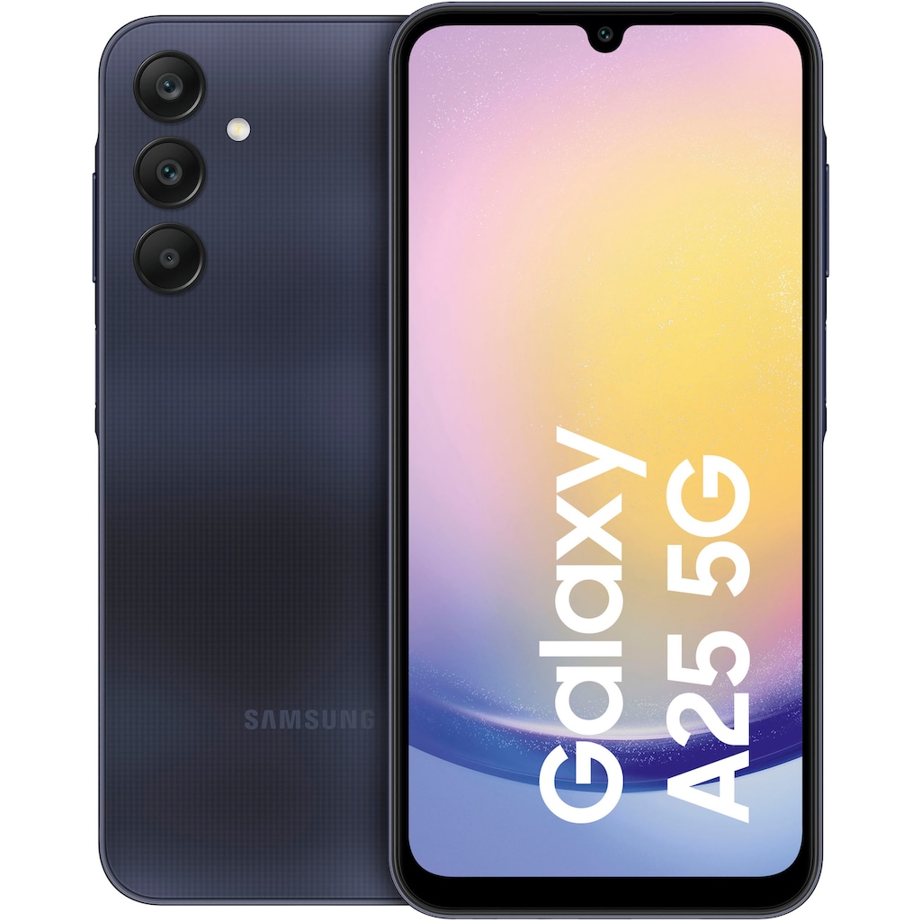 Samsung Smartphone »Galaxy A25 5G«, blue black, 16,42 cm/6,5 Zoll, 128 GB Speicherplatz, 50 MP Kamera