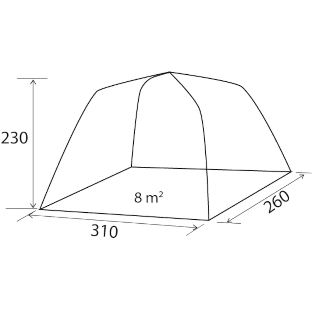 BRUNNER aufblasbares Zelt »Trouper«, 4 Personen