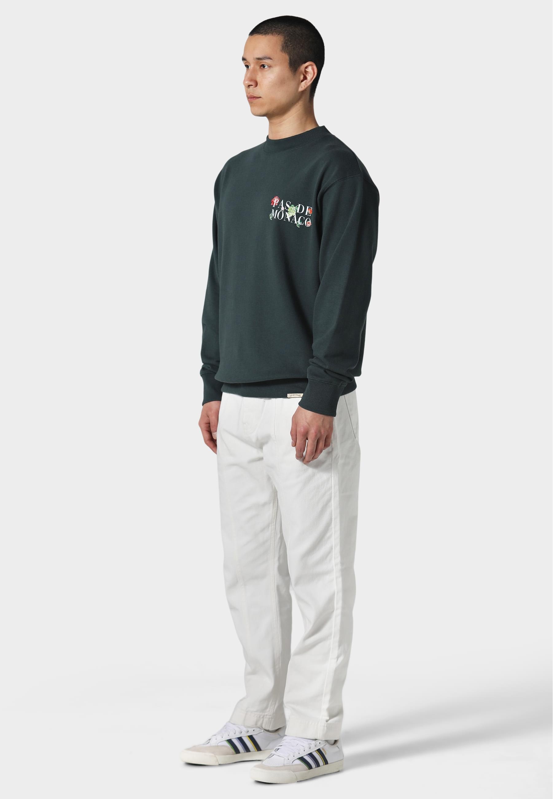 Pas De Monaco Rundhalspullover »Pas De Monaco FLORALE-S SWEATSHIRT«, (1 tlg.)