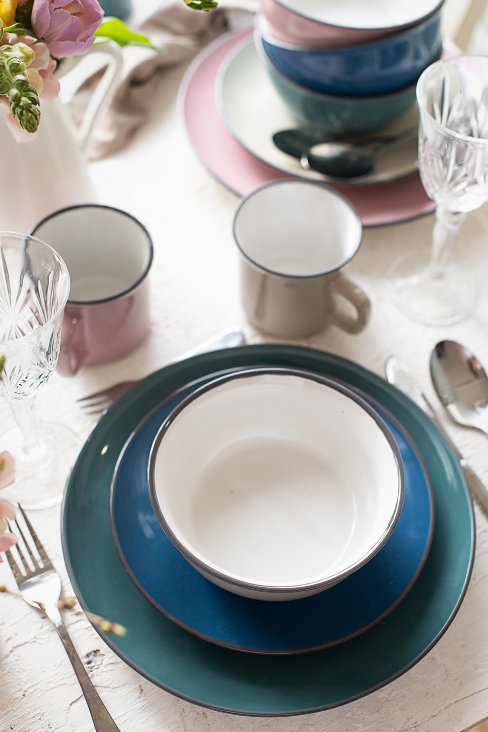 MÄSER Kombiservice "MAILA, Geschirr-Set, Steinzeug" günstig online kaufen