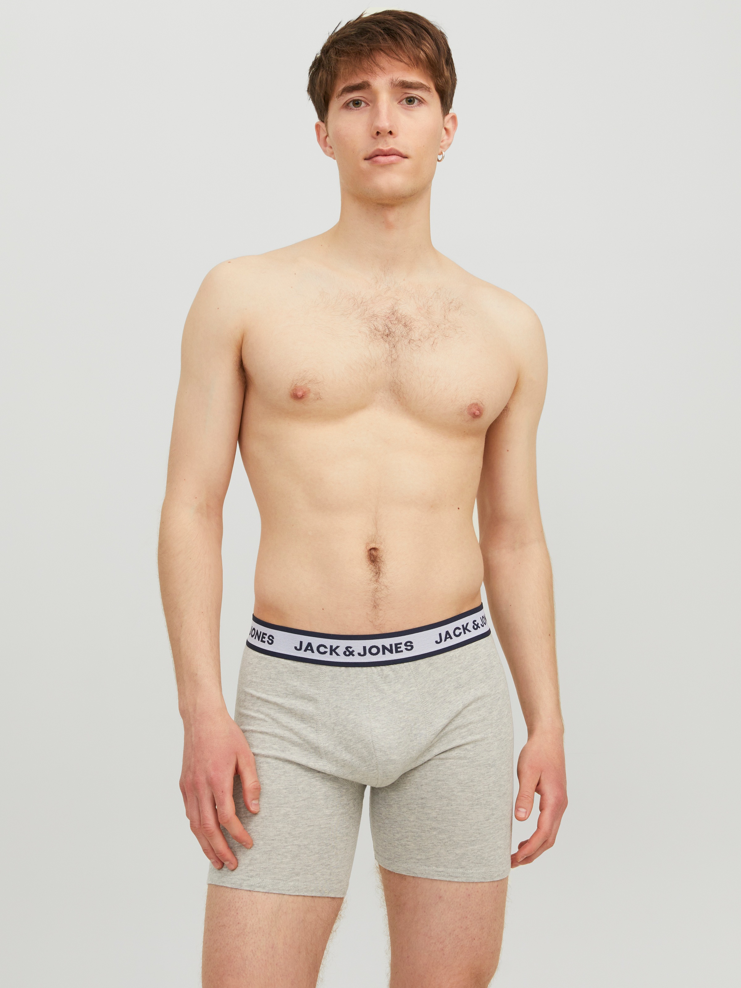 Jack & Jones Boxershorts "JACSOLID BOXER BRIEFS 3 PACK NOOS" Packung, 3 Stk günstig online kaufen
