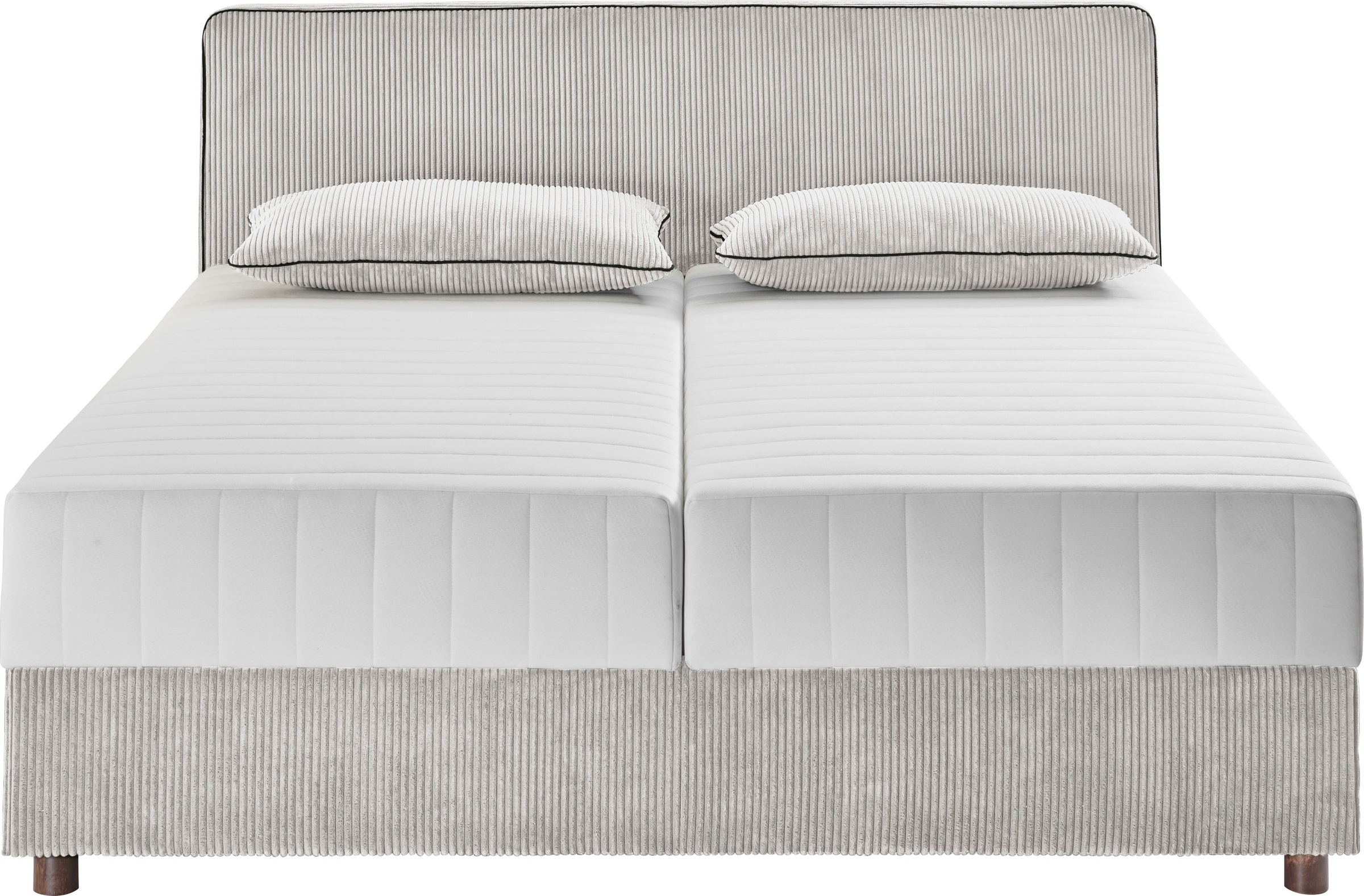 ATLANTIC home collection Bett »Corinna«, Boxbett inkl. Stauraum, Cord, erhältlich in unterschiedlichen Breiten