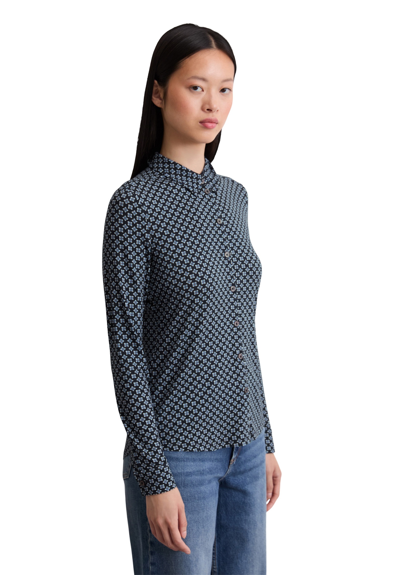 Marc OPolo Blusenshirt "aus LENZING™ ECOVERO™" günstig online kaufen