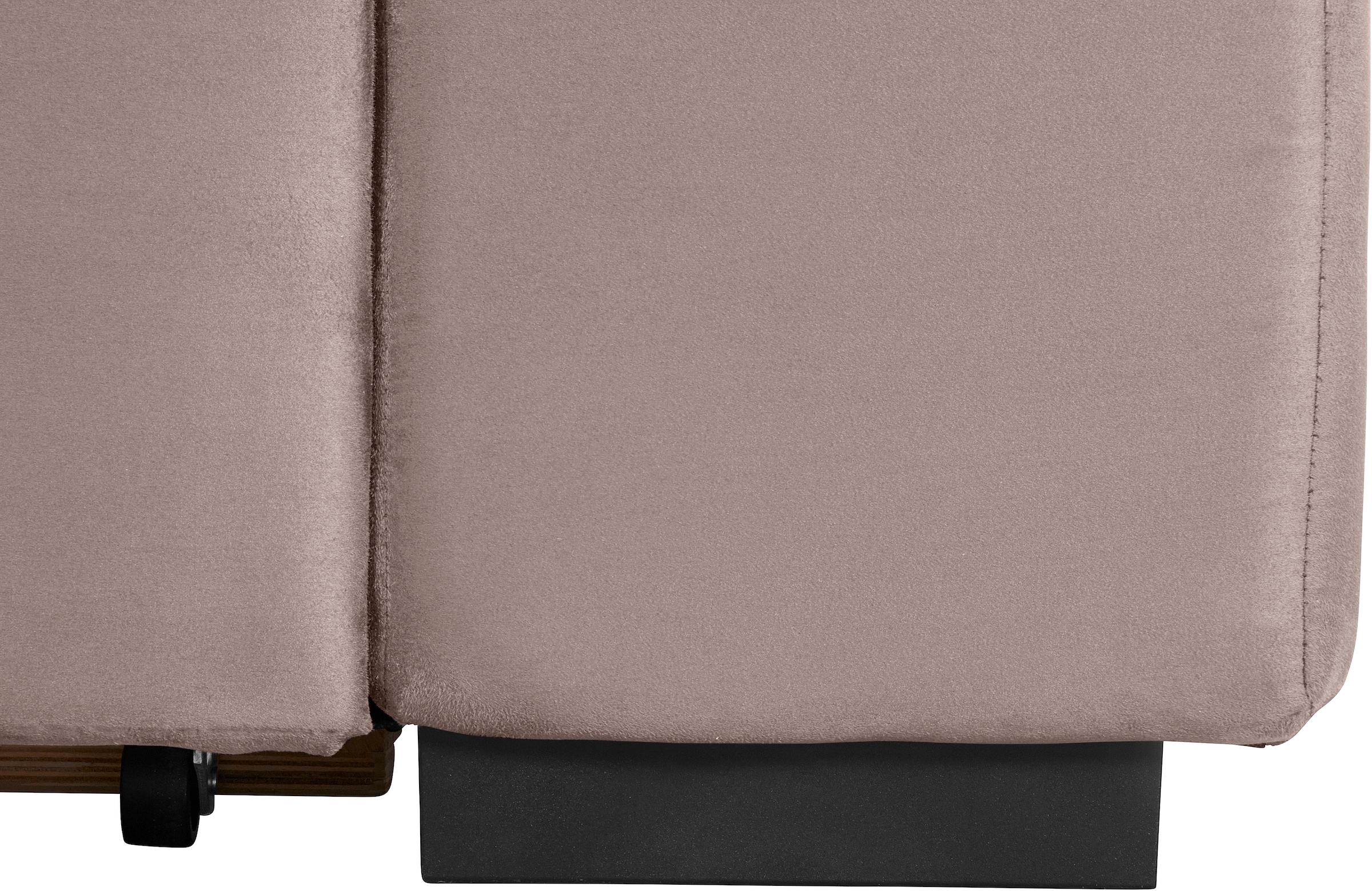 COTTA Ecksofa »Lola L-Form mit Kopfteilfunktion & Hocker«, (Set, mit Hocker), wahlweise mit Bettfunktion, Bettkasten & Armteilverstellung