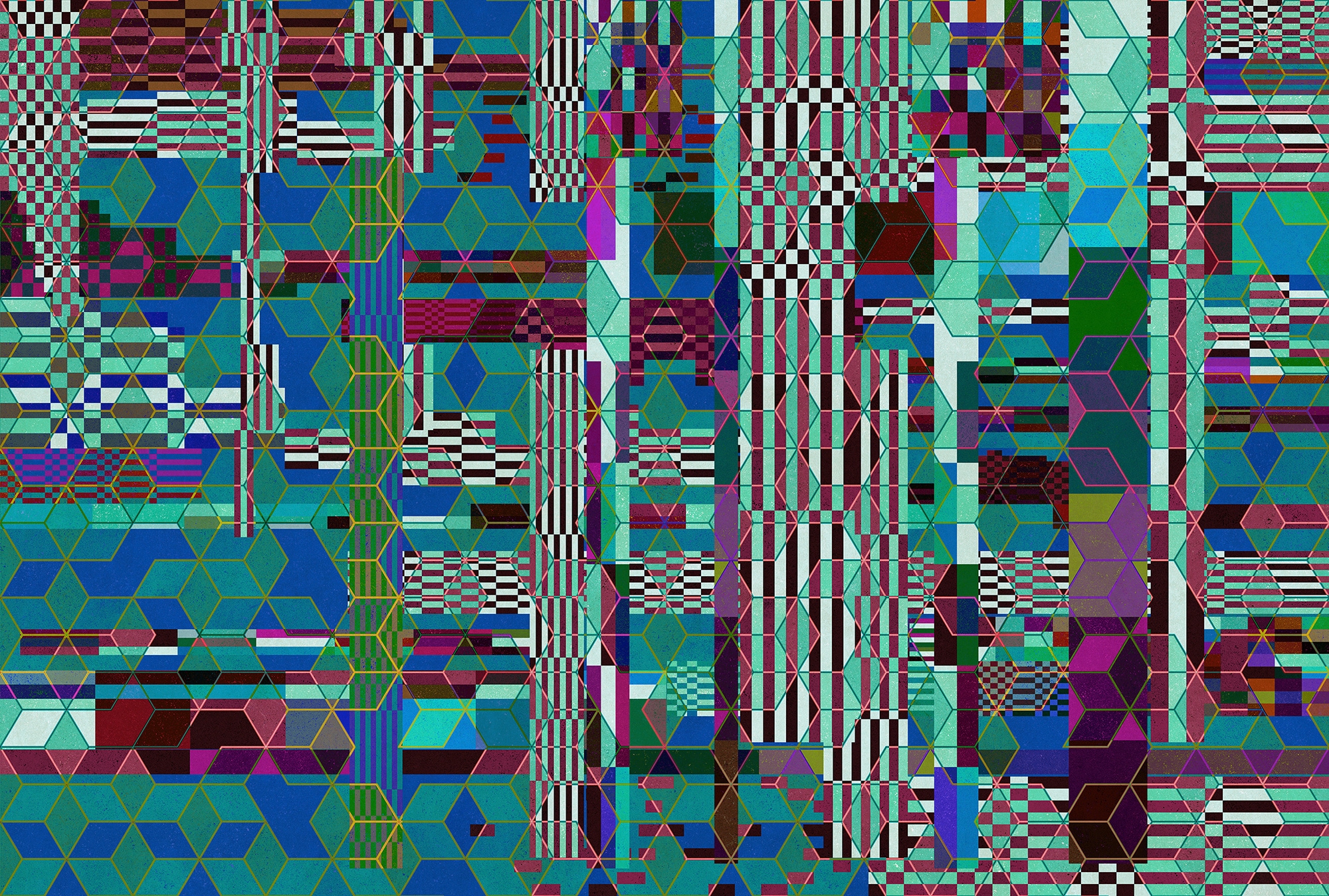 living walls Fototapete "Walls by Patel Mirage" glatt Vlies, Wand günstig online kaufen