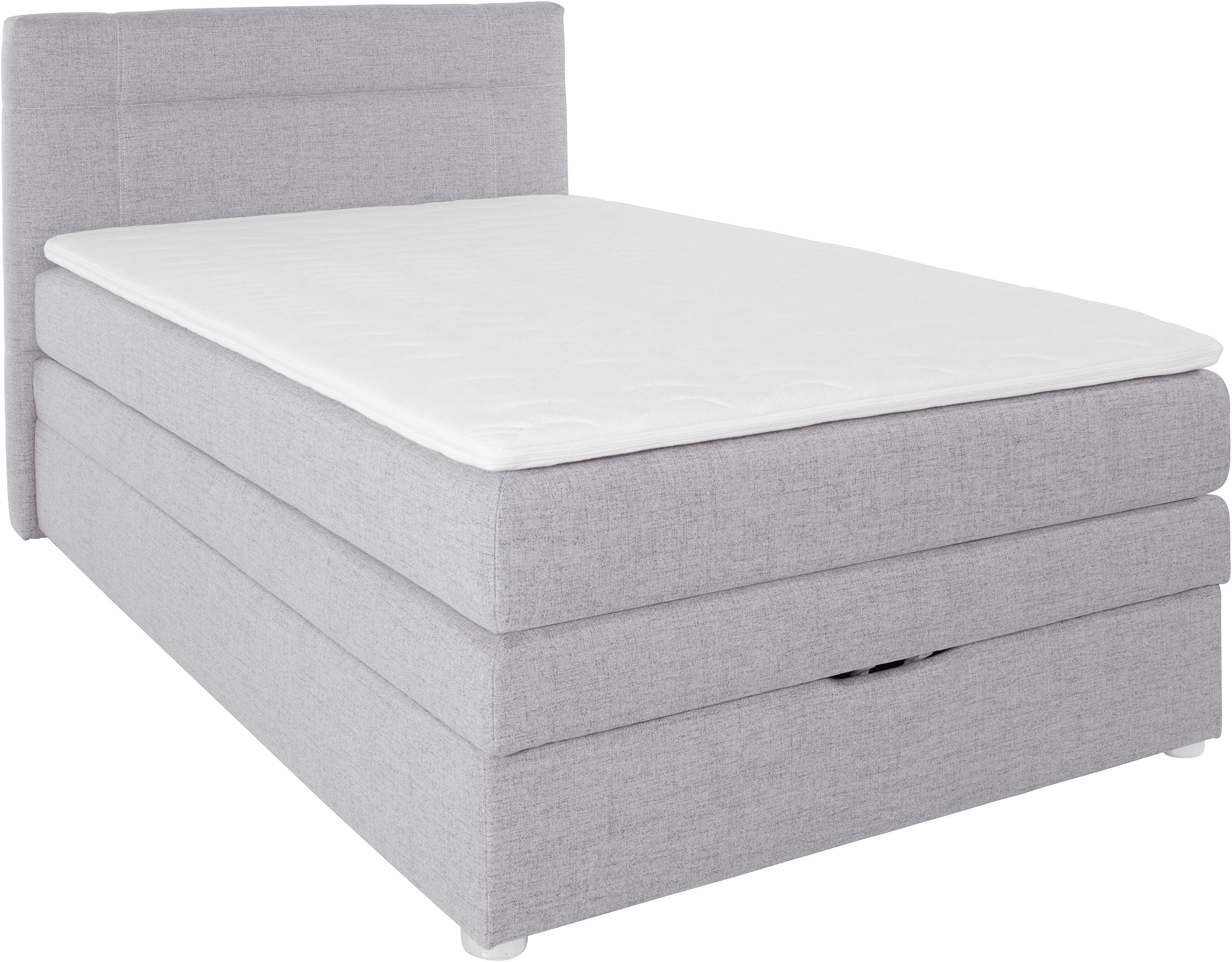 Jockenhöfer Gruppe Boxspringbett »Carmen«, mit Bettkasten und Topper, erhältlich in 120 & 140cm Breite
