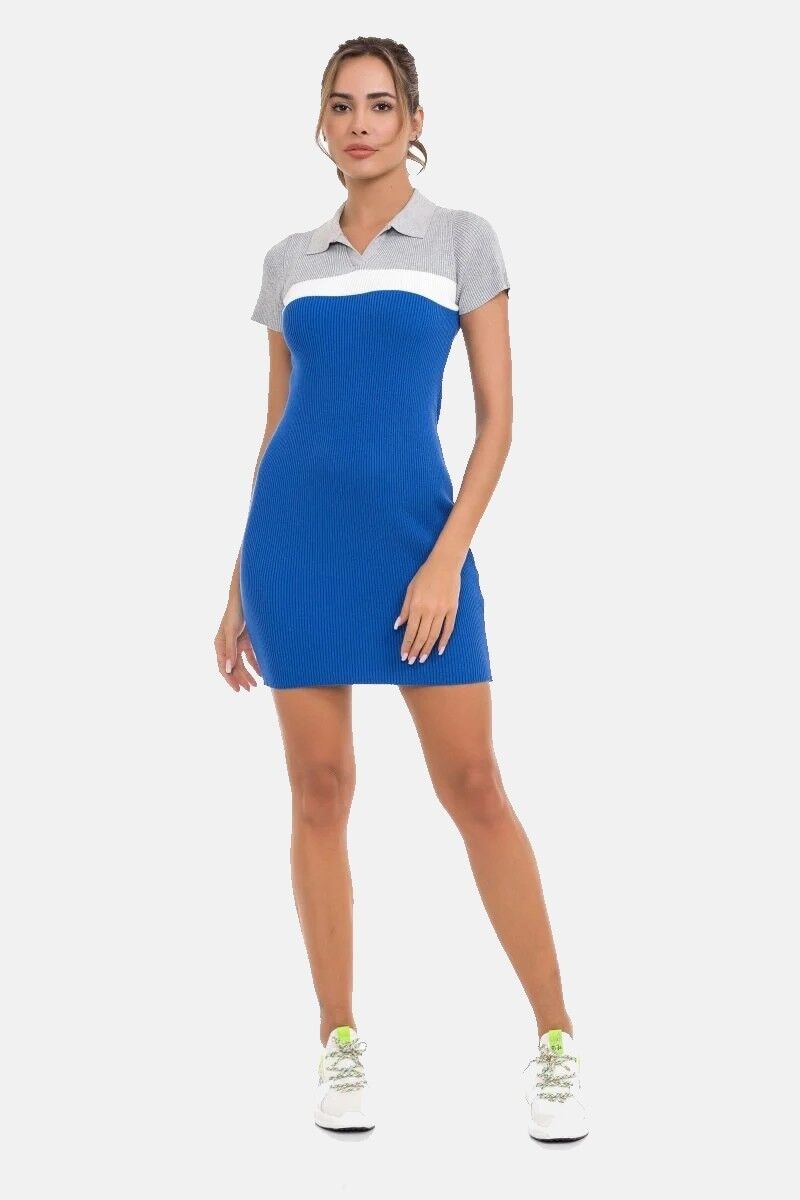 Cipo & Baxx Strickkleid »WP256« 1 tlg. aus Strick, mit Polokragen