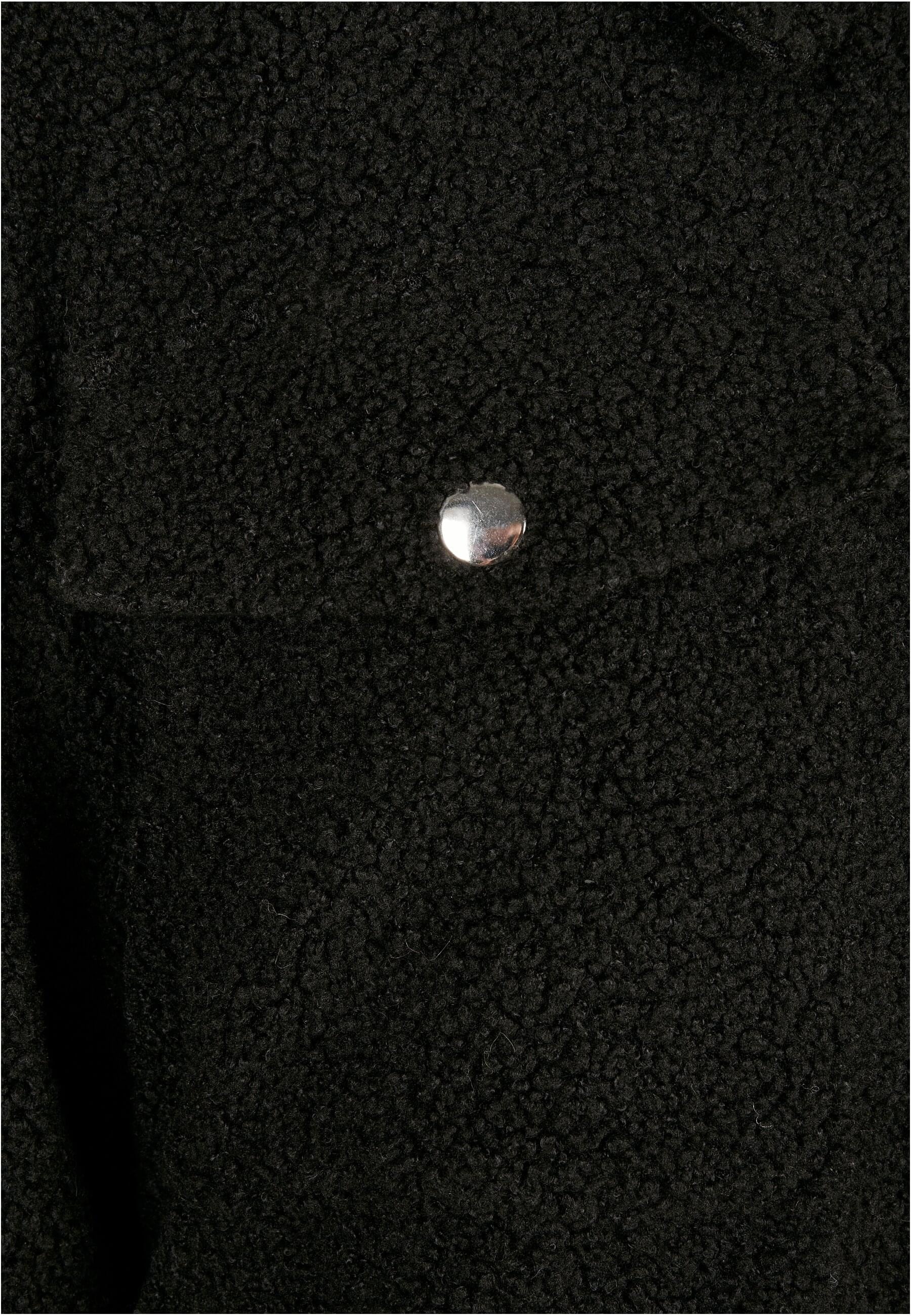 URBAN CLASSICS Langarmhemd »Urban Classics Damen Ladies Sherpa Overshirt«, (1 tlg.)