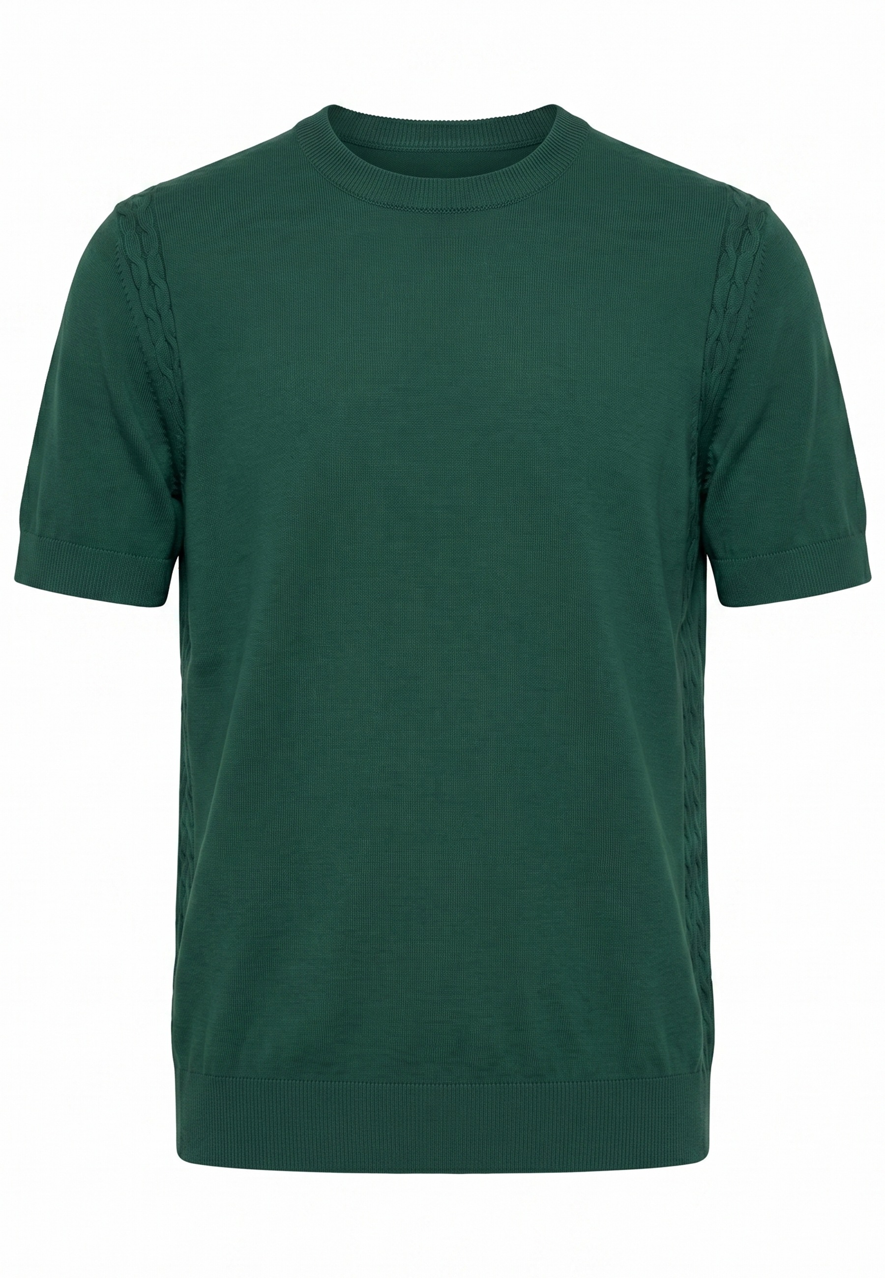 Felix Hardy T-Shirt »Basic-Strick-T-Shirt mit Rundhalsausschnitt«