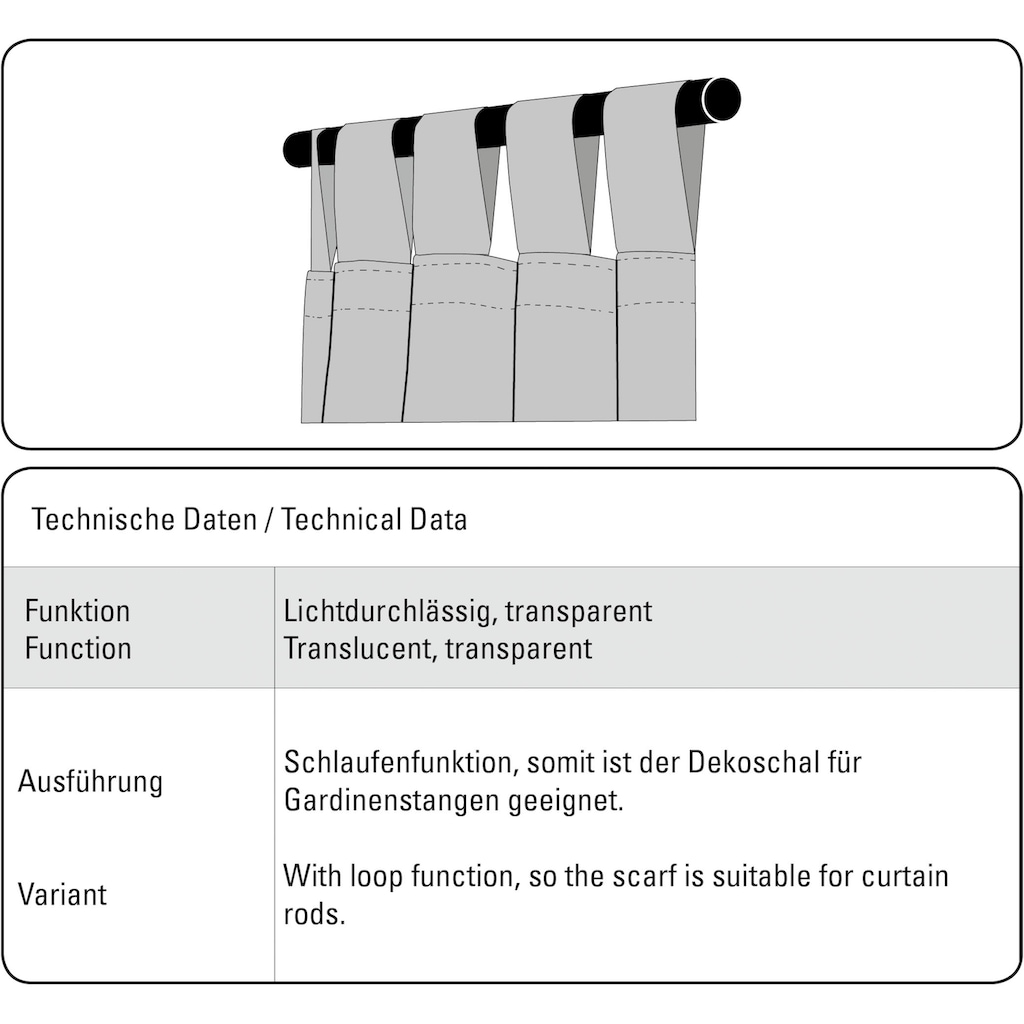 GARDINIA Vorhang »Scherli«, (1 St.)