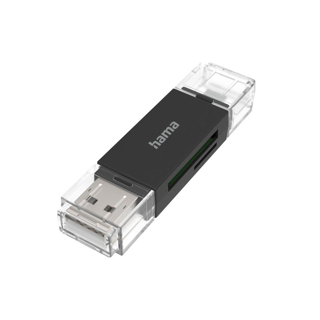 Speicherkartenleser »Ham USB-Kartenleser, OTG, USB-A + Micro-USB USB 2.0, SD/microSD«