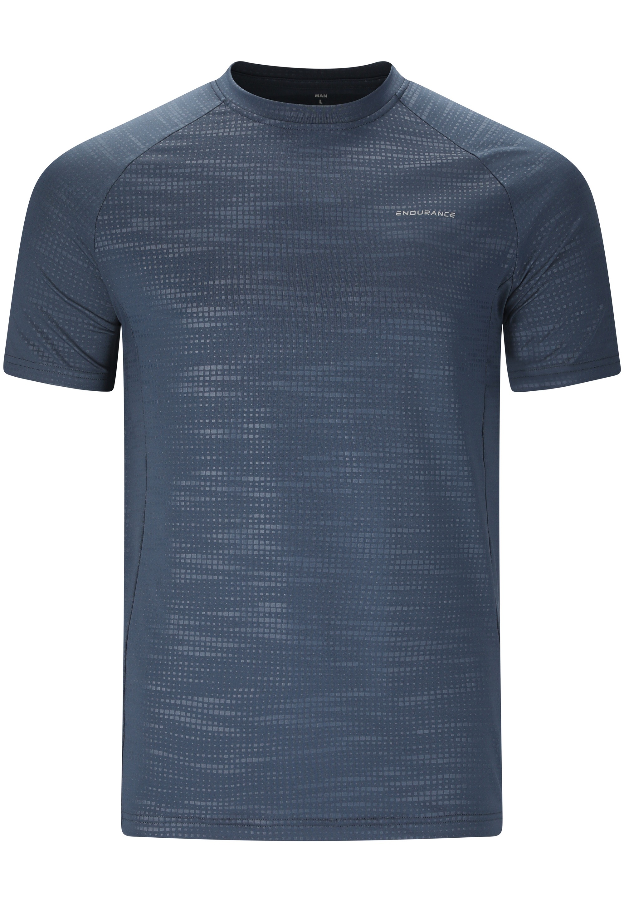 Funktionsshirt ENDURANCE "Tab", Herren, Gr. S, dunkelblau, 90% Polyester, 10% Elasthan, bedruckt, normal, Rundhals, Shirts Funktionsshirt, atmungsaktiv 2