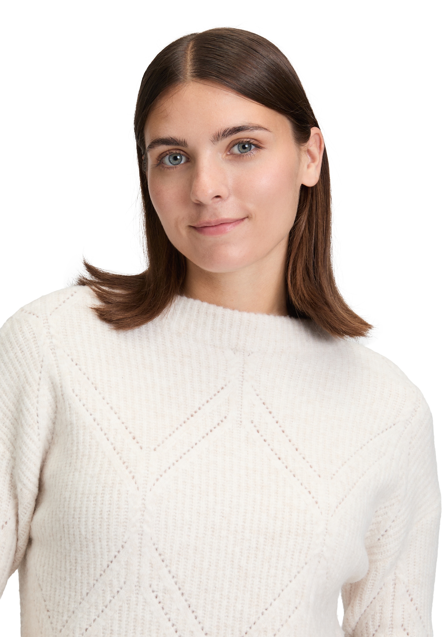 Betty&Co Strickpullover »Betty & Co Damen Strickpullover mit Struktur«, (1 tlg.)