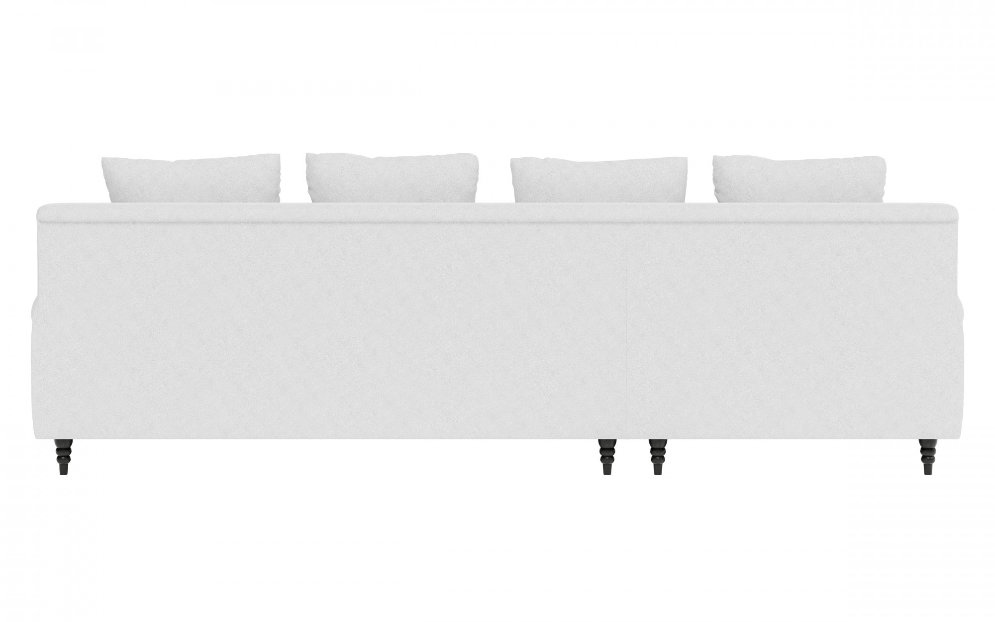 Guido Maria Kretschmer Home&Living Ecksofa »NORIN L-Form«, zwei Fußarten: vorne - Rollen, hinten - Holzfüße