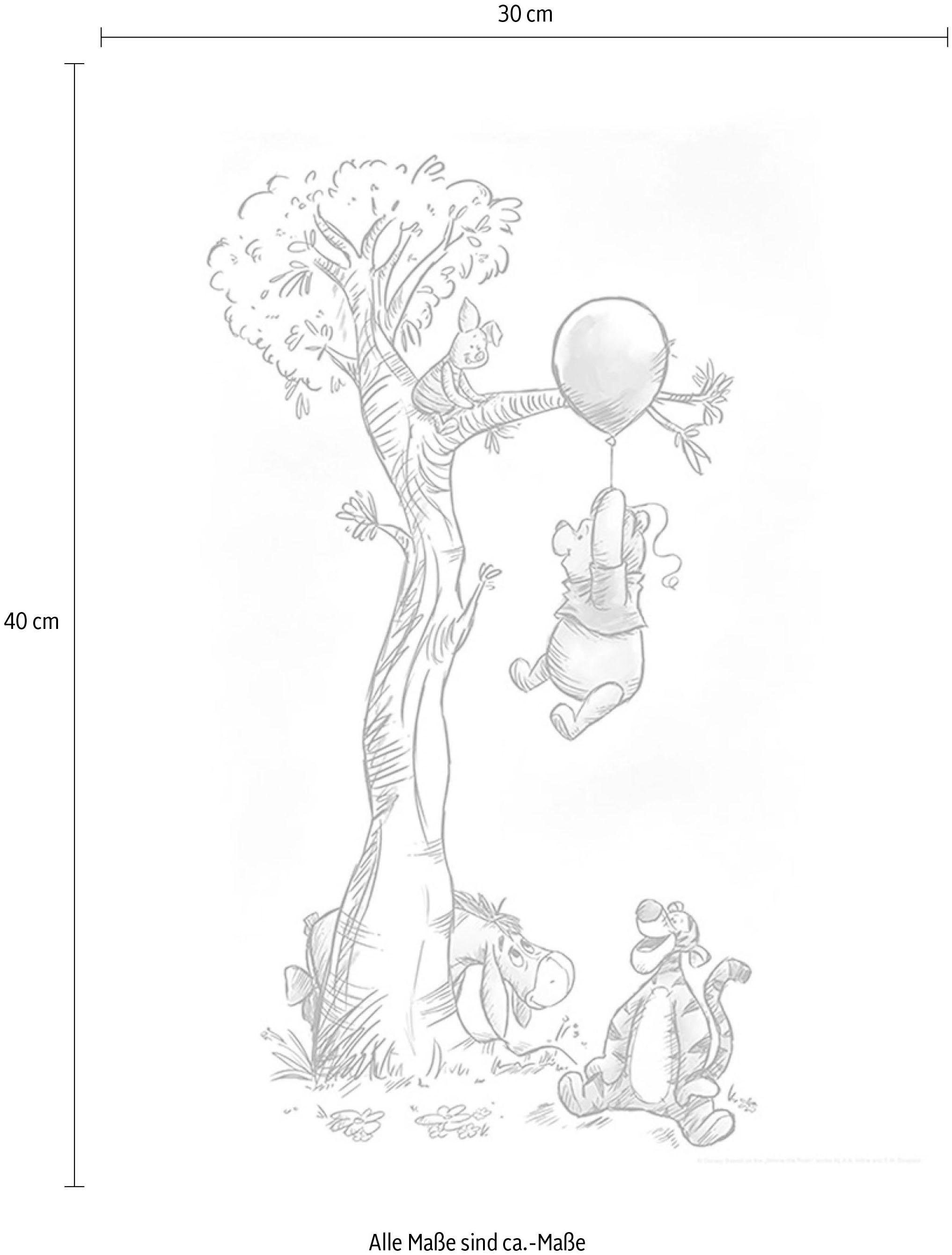 Komar Poster »Winnie Pooh Hang on«, Disney, (1 St.), Kinderzimmer,  Schlafzimmer, Wohnzimmer | BAUR | Poster