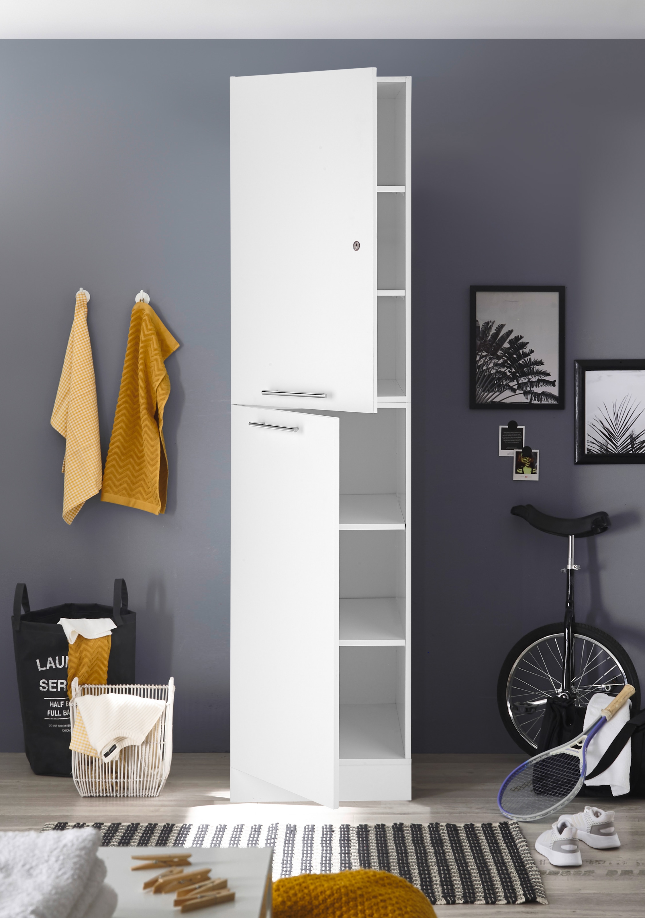 RESPEKTA Hochschrank »Clara«, (H x B x T) 200 x 50 x 67,6 cm