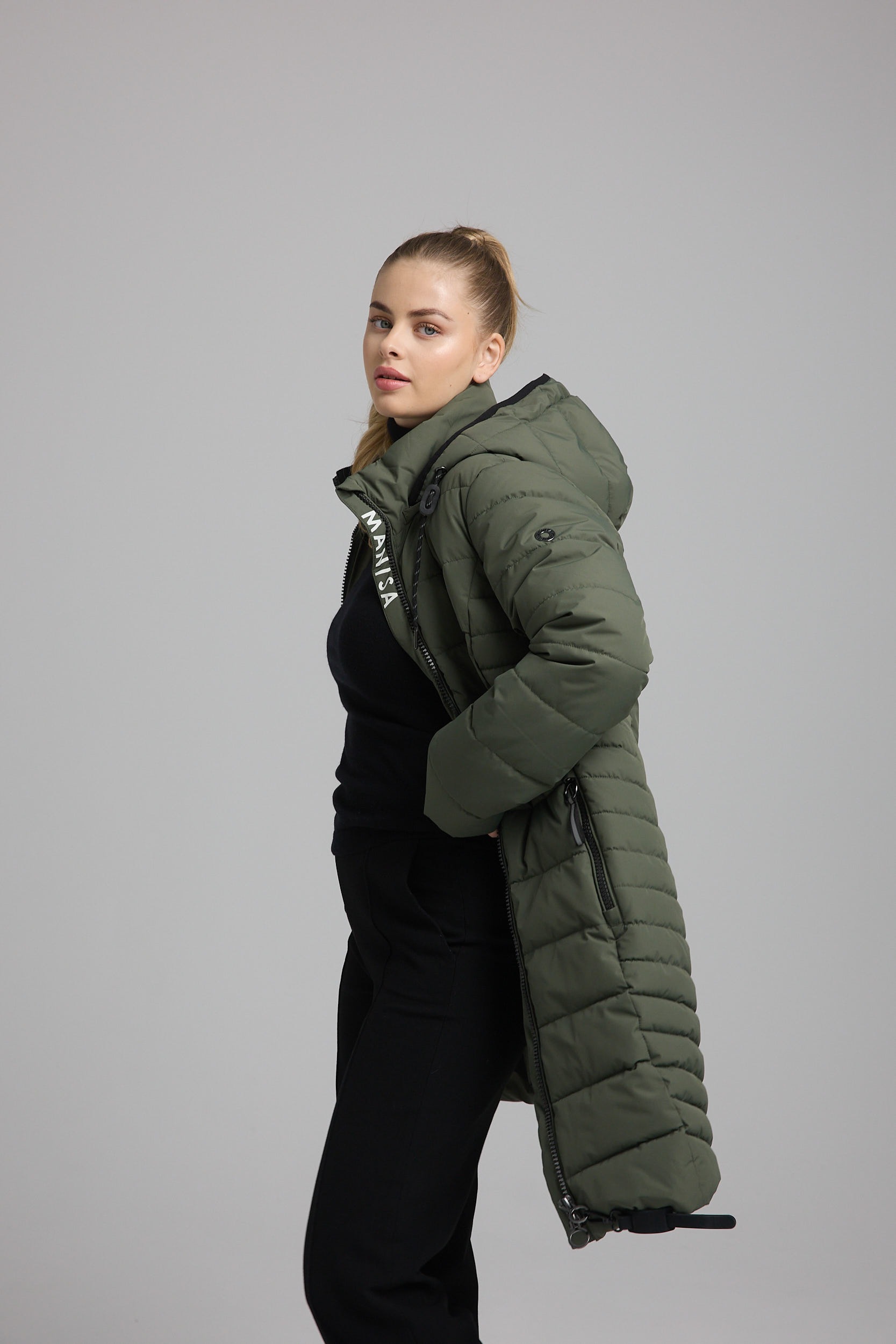 MANISA Steppmantel mit Stehkragen und Reißverschluss günstig online kaufen