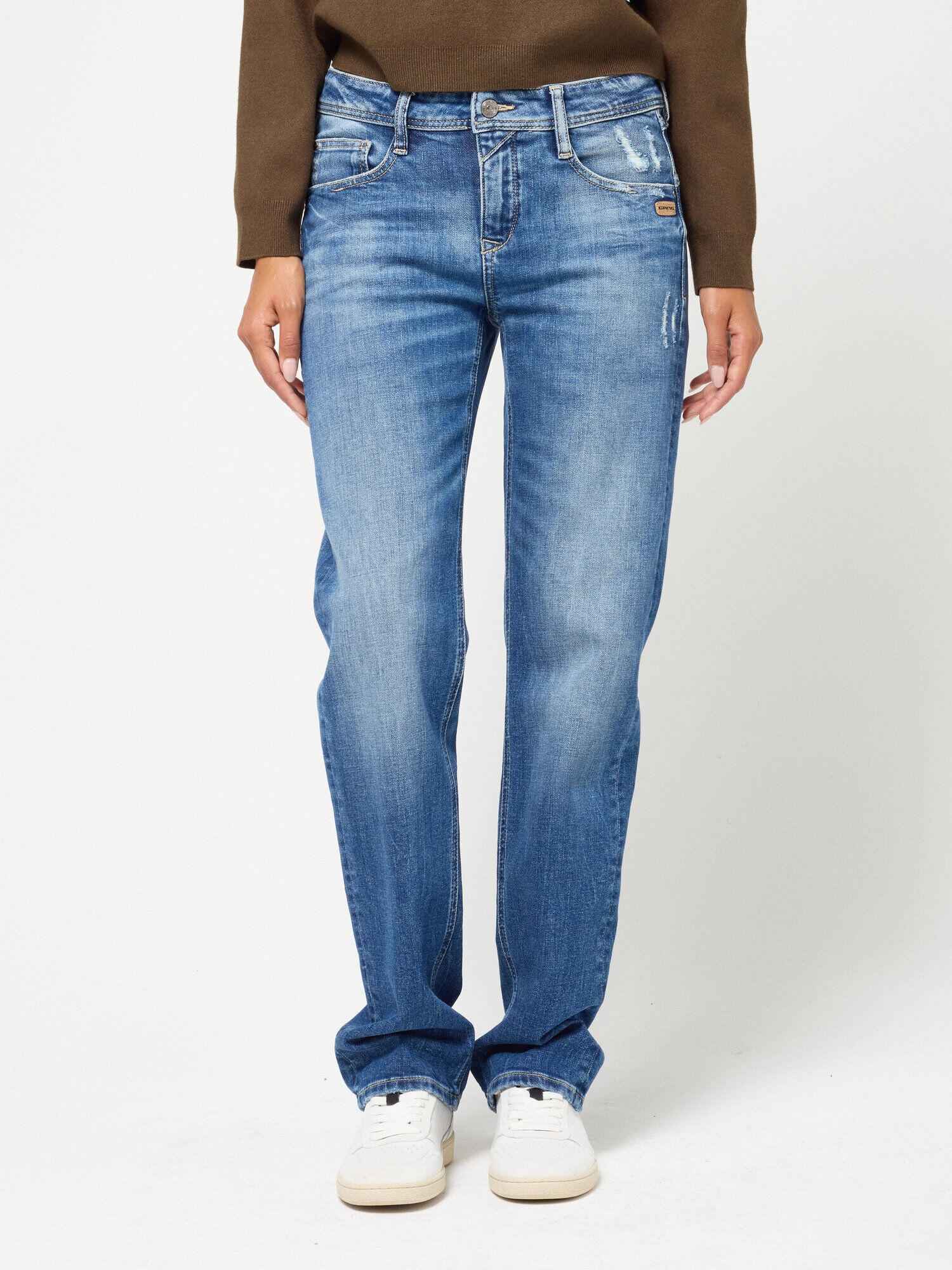 GANG 5-Pocket-Jeans "94AMELIE STRAIGHT" im 5-Pocket-Style