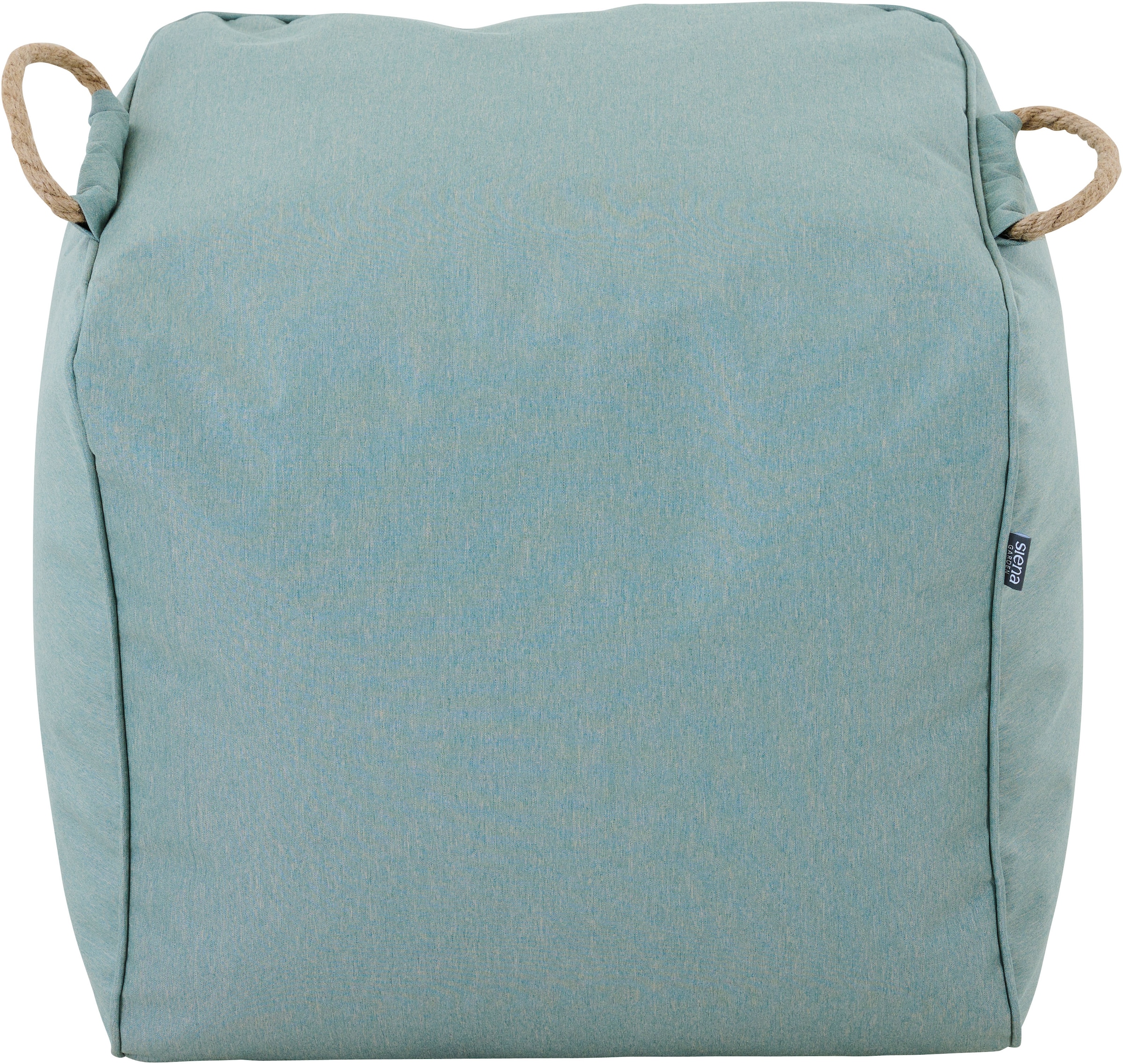 Siena Garden Sitzhocker »Integral Hocker 46 x 48 x 46 cm, Farbe nilgreen« Meliert, Bezug aus 100% Polyester, PE-beschichtet