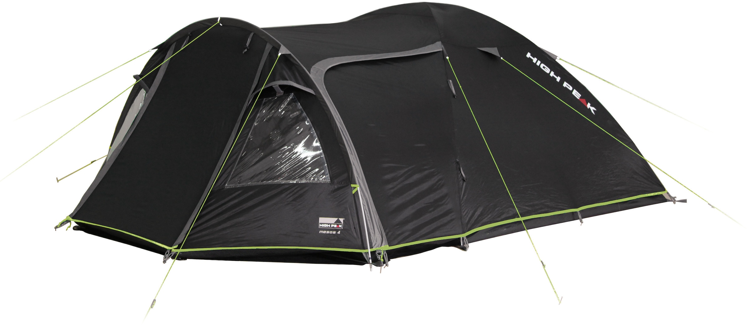 High Peak Kuppelzelt »Mesos 4«, 4 Personen, (Set, mit Transporttasche)