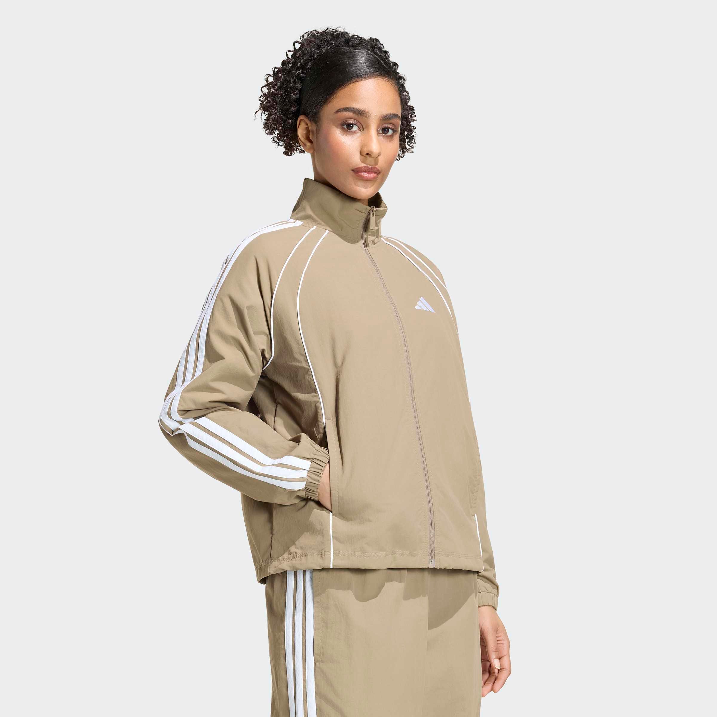 adidas Sportswear Sweatjacke »ICONIC, GEWEBT, 3-STREIFEN«