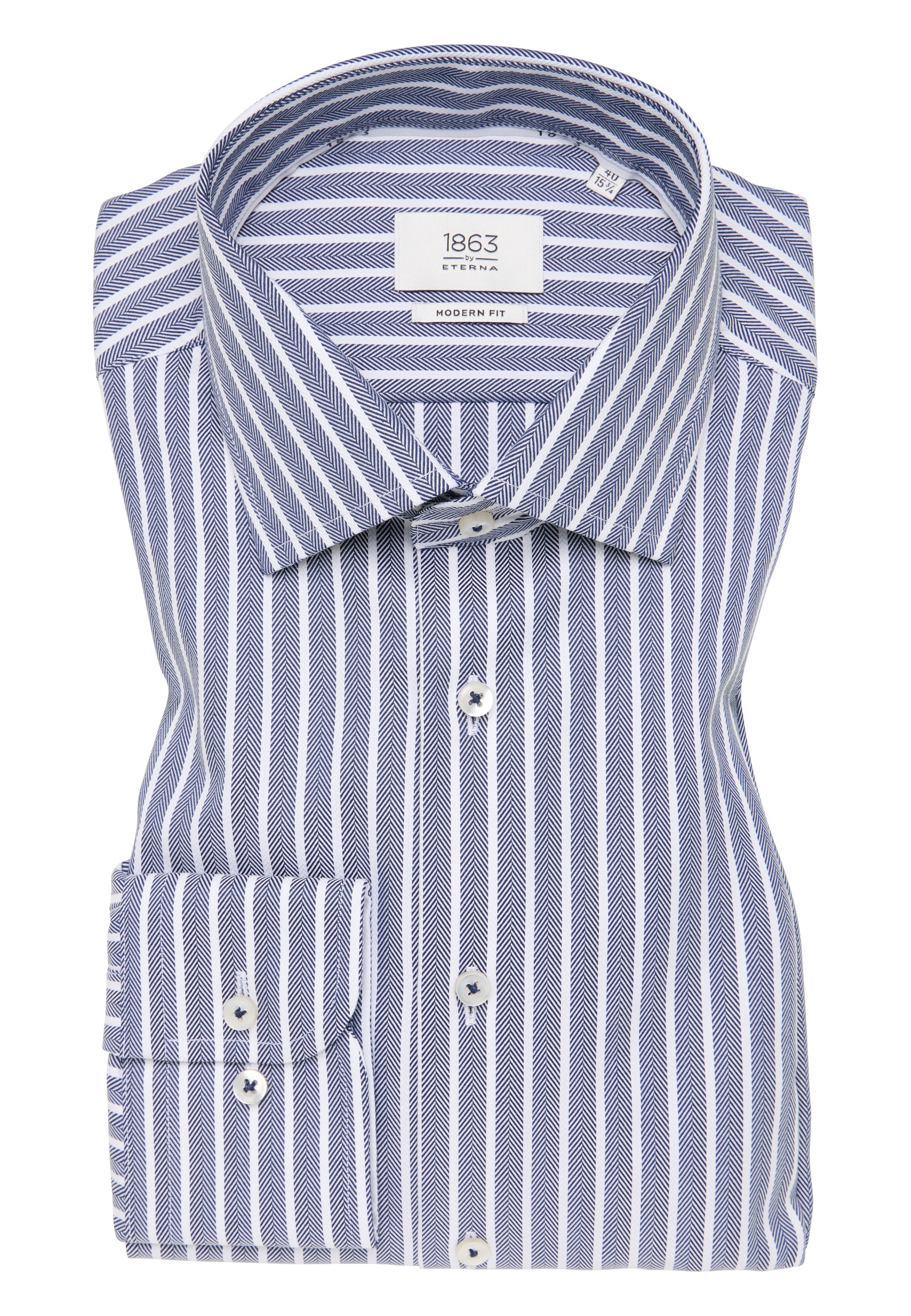 Eterna Langarmhemd »MODERN FIT«, NON IRON (bügelfrei)