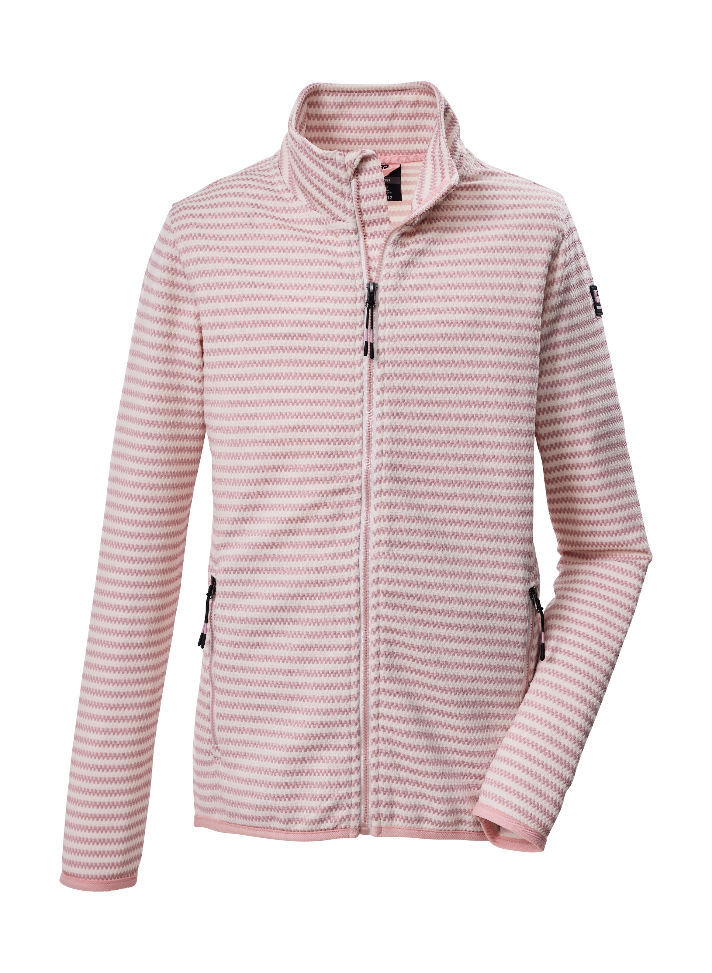 Killtec Fleecejacke "KOS 117 GRLS KNTFLC JCKT" Strickfleecejacke: warm, bequem, sportlich, bewegungsfreundlich