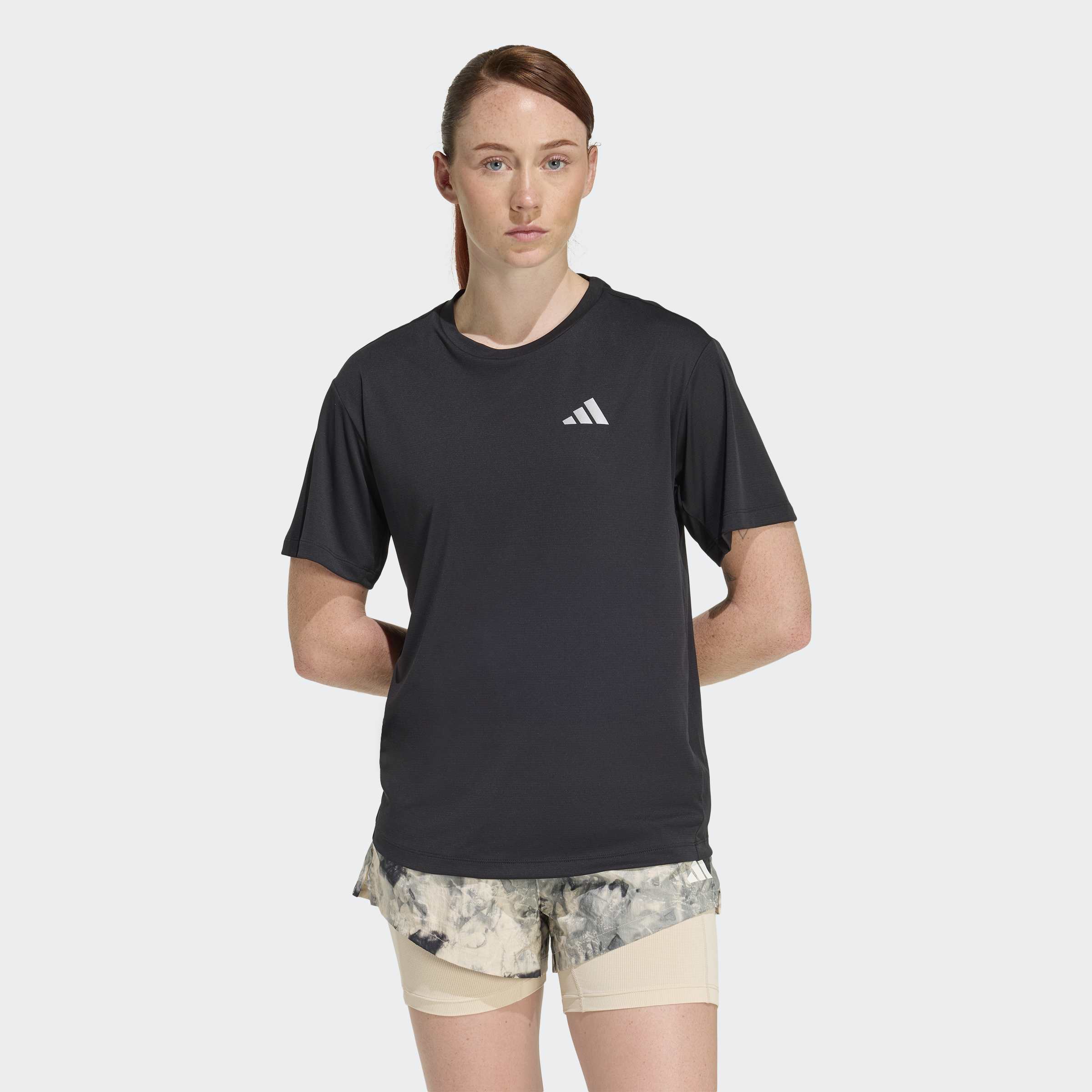 adidas Performance Laufshirt "RUN ESS TEE W" mit climacool Technologie, ohne Verschluss