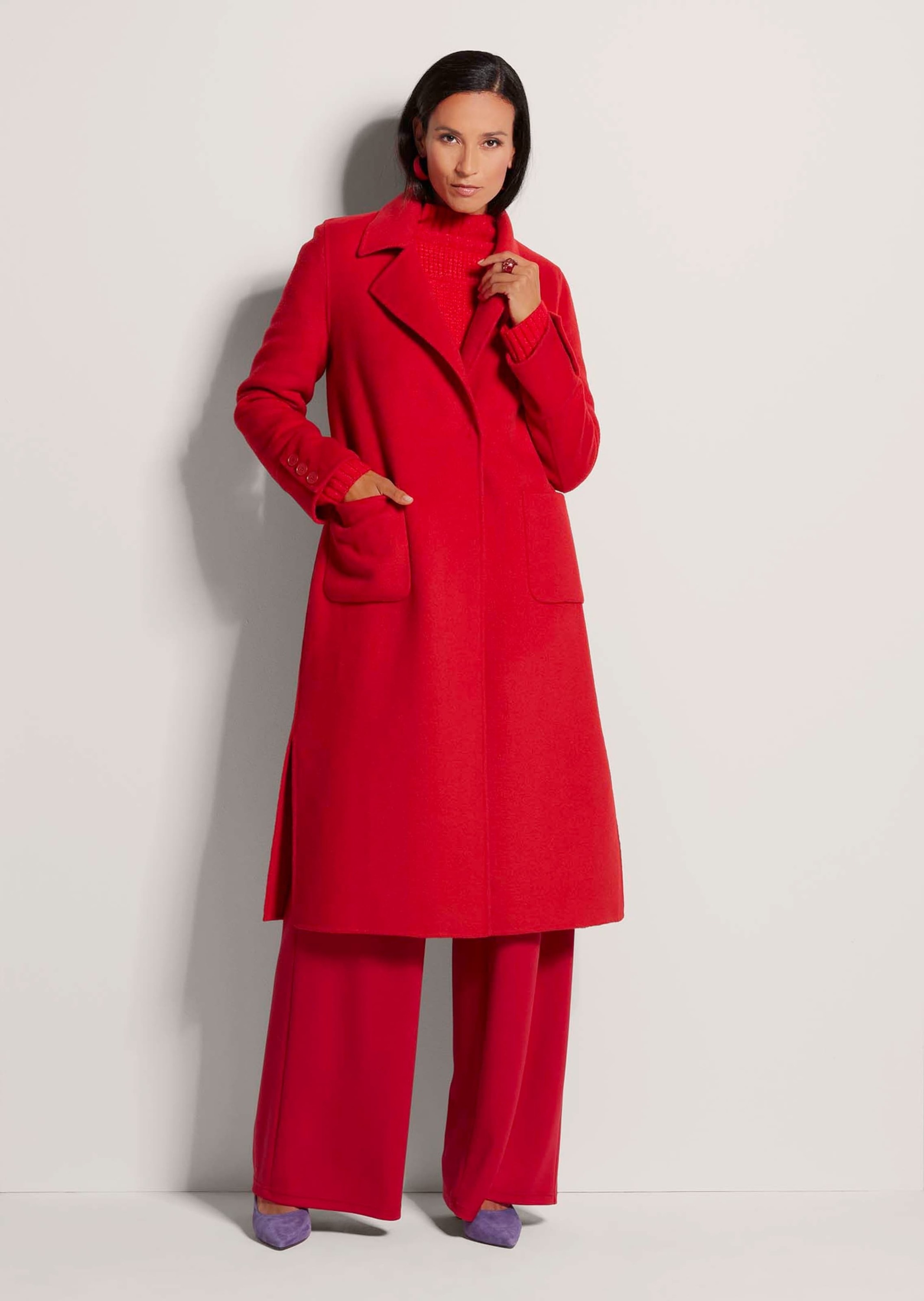 Thumbnail - MADELEINE Langmantel "Mantel Doubleface-Mantel mit Kaschmir" Doubleface Mantel