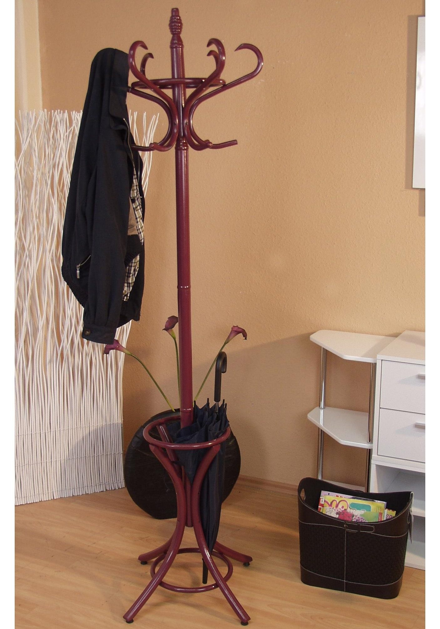 Home affaire Garderobenständer "Schönerempfang, TOPSELLER" aus massiver Bir günstig online kaufen