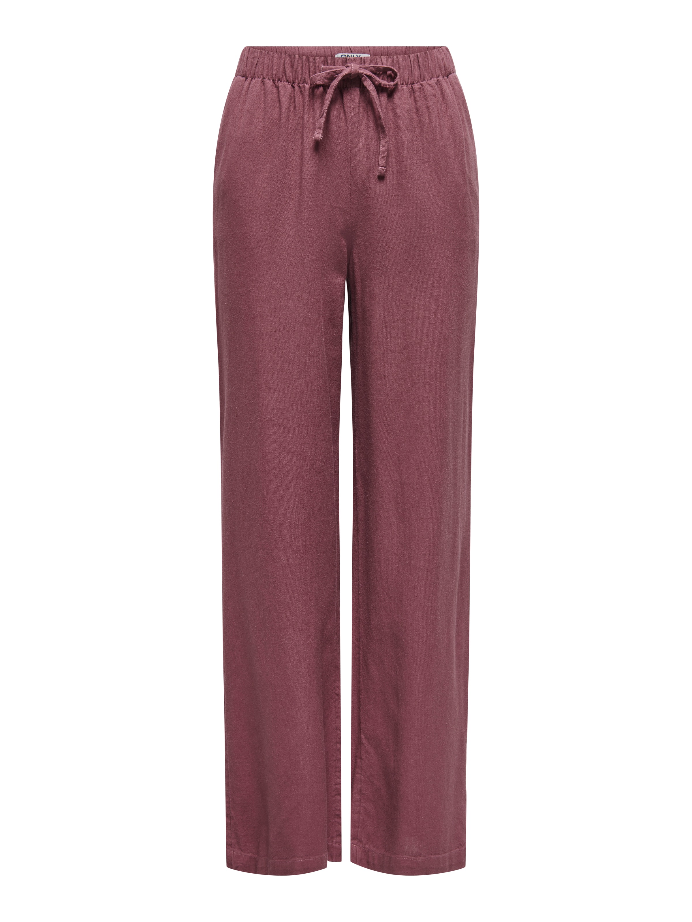 ONLY Schlupfhose »ONLGOA MW LINEN BL PULL-UP PANT CC PNT«  mit Leinen