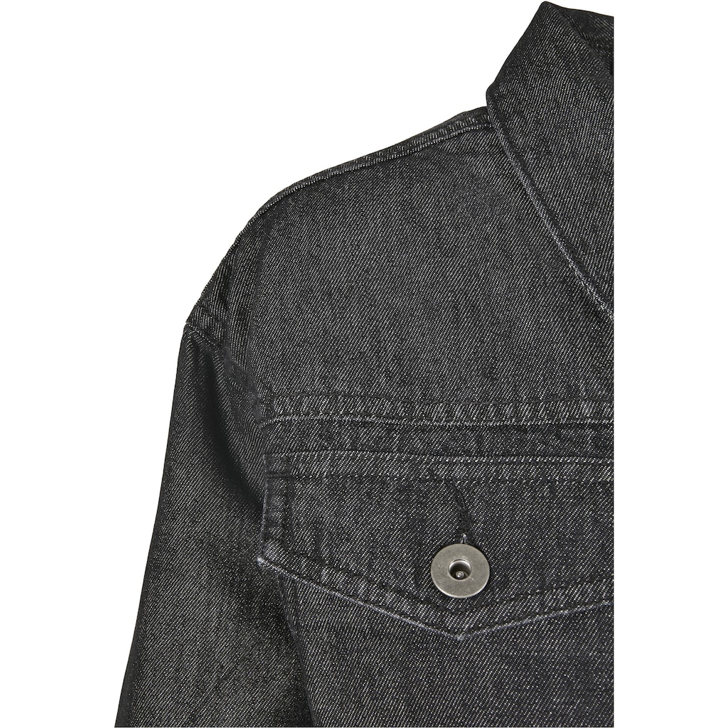 URBAN CLASSICS Allwetterjacke »Urban Classics Damen Ladies Short Oversized Denim Jacket«, (1 St.), ohne Kapuze