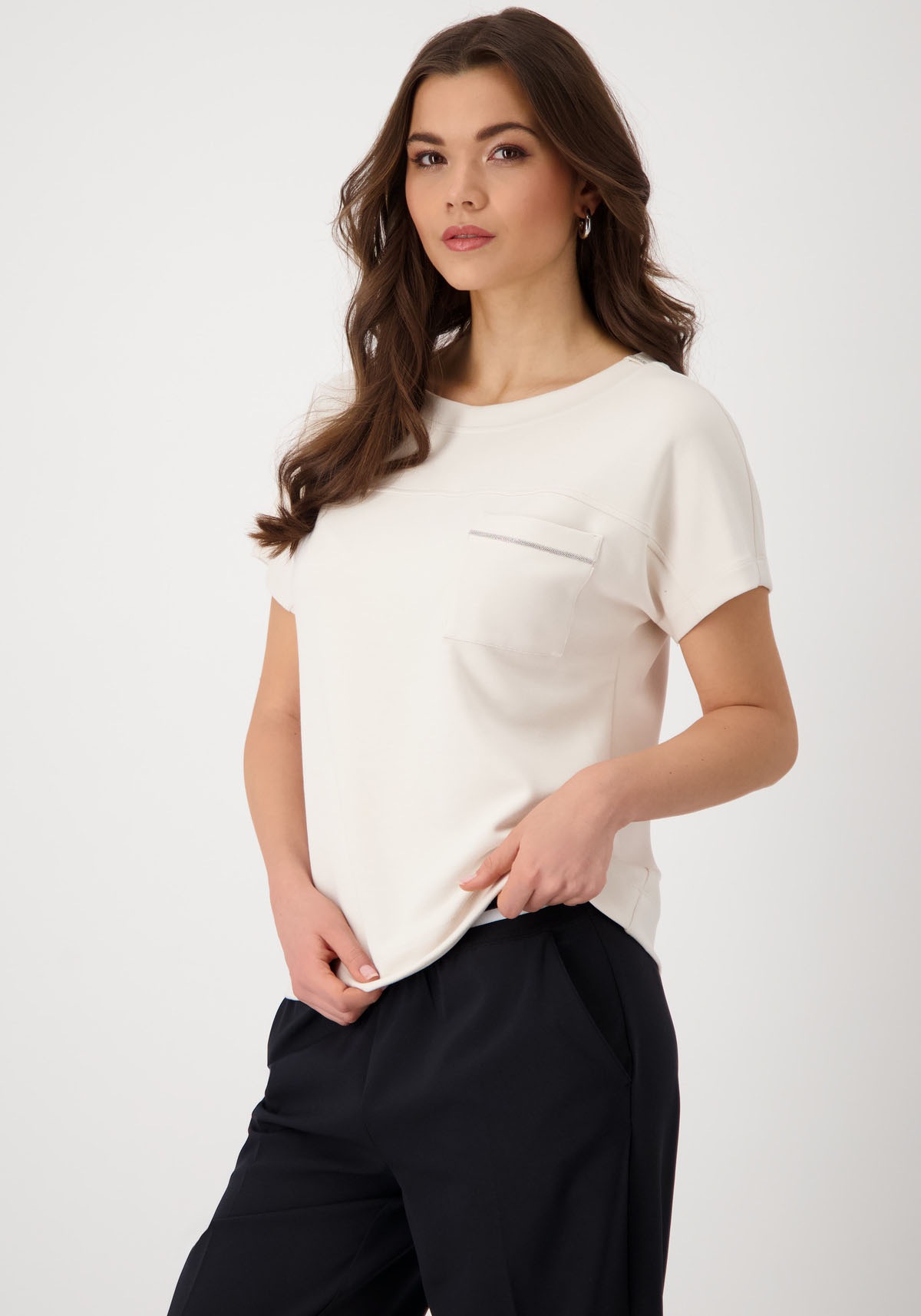 Monari Sweatshirt, mit Glitzertasche günstig online kaufen