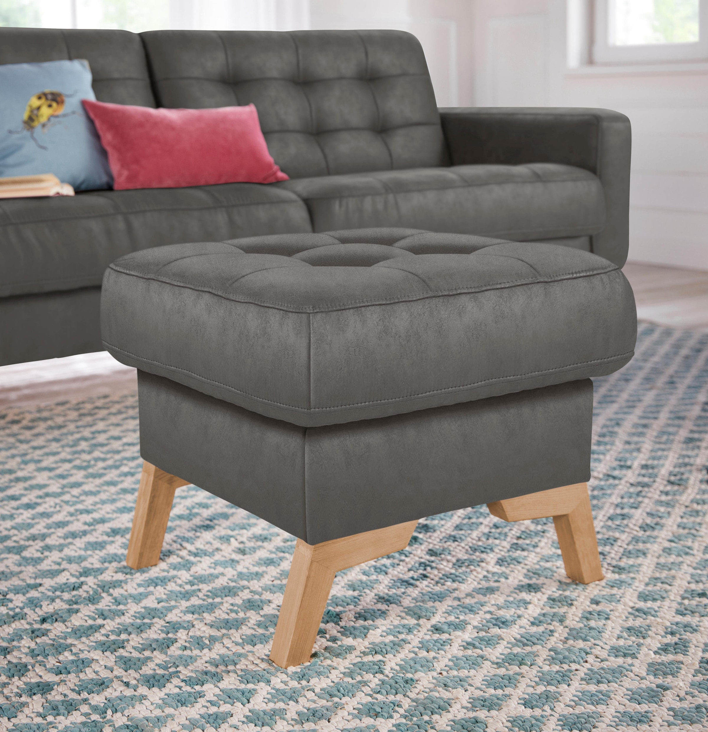 exxpo - sofa fashion Hocker "Fiord kompakt und bequem, tolle Verarbeitungsdetails"