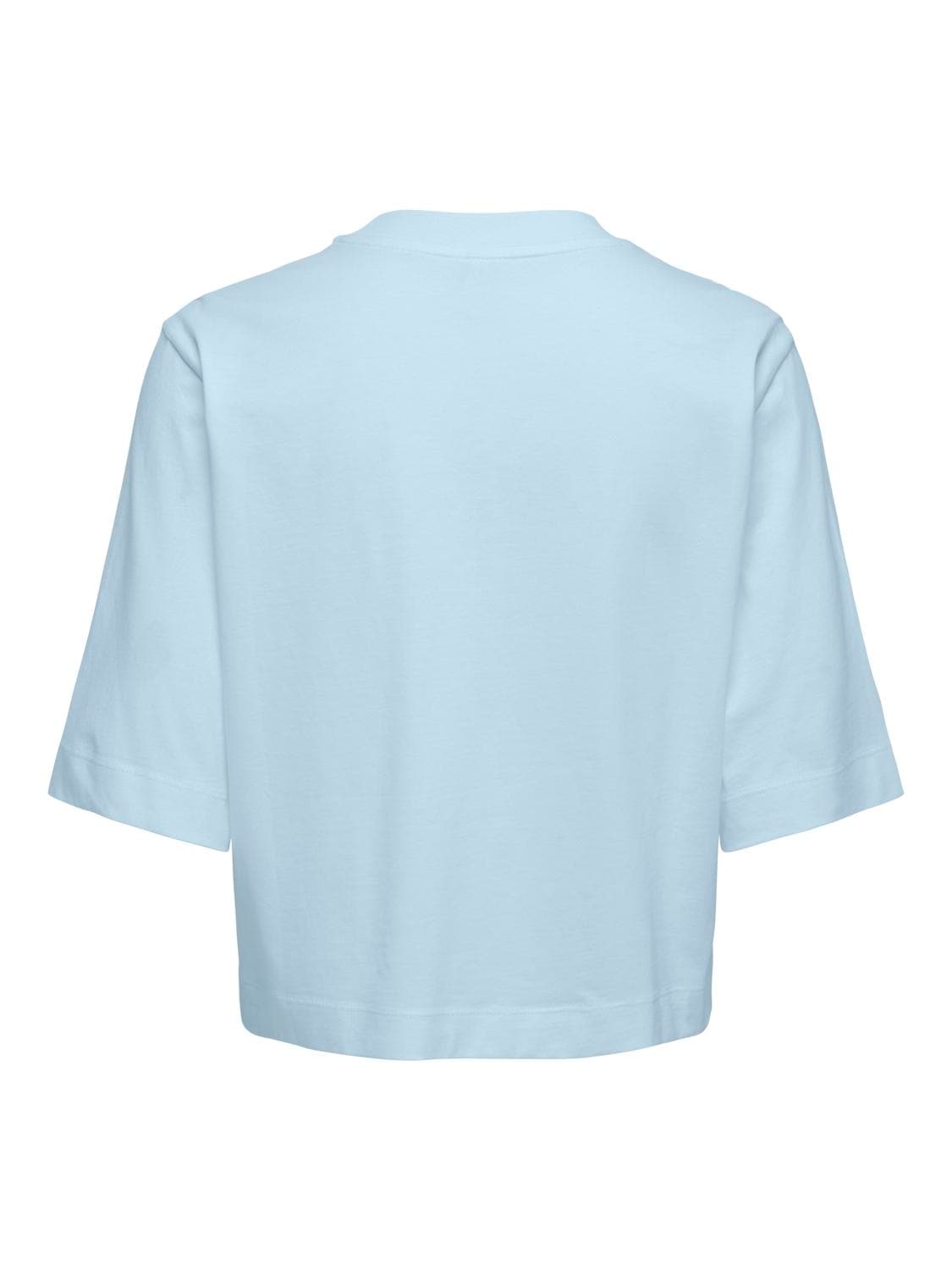 ONLY T-Shirt »ONLVEGA NEW S/S VIBE TOP BOX JRS« Baumwolle, regular fit, Rundhals