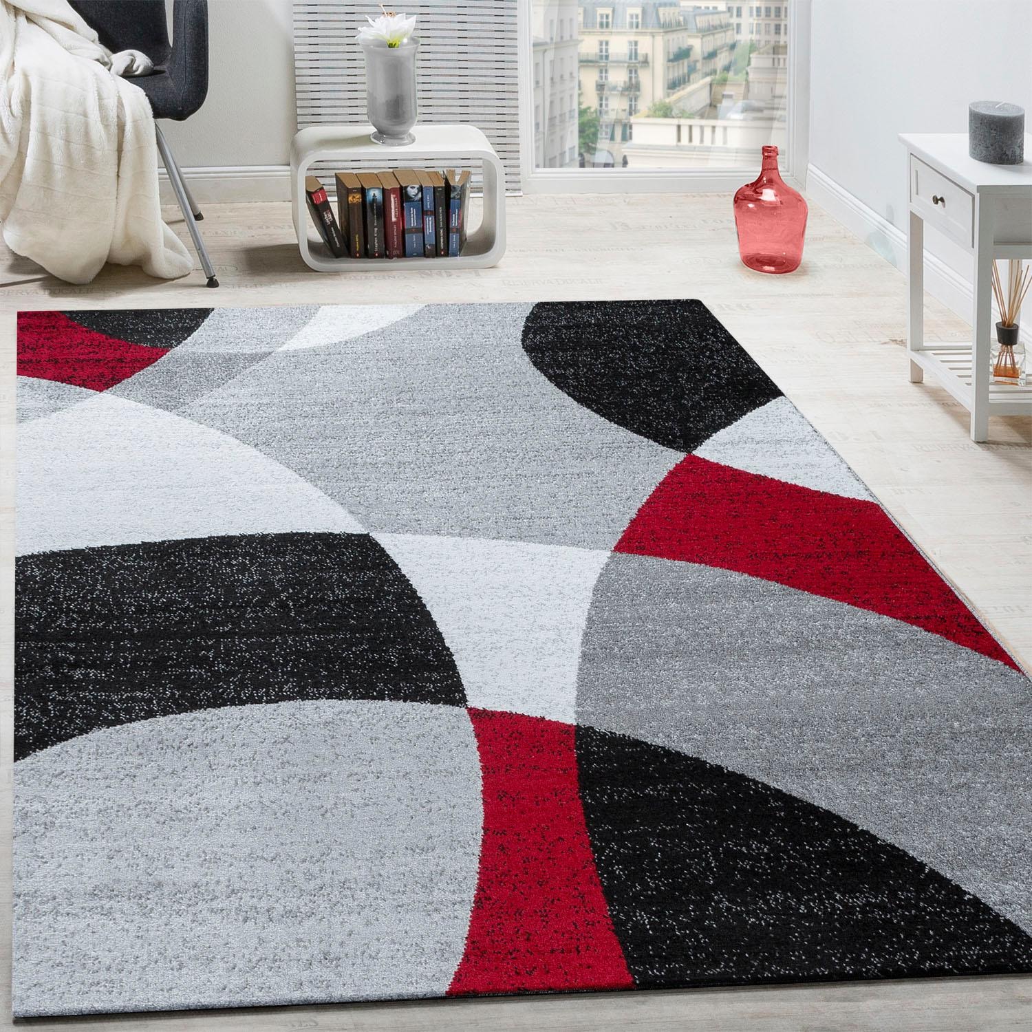 Paco Home Teppich »Fiesta 114«, rechteckig, Kurzflor, Designer Teppich, ideal im Wohnzimmer & Schlafzimmer