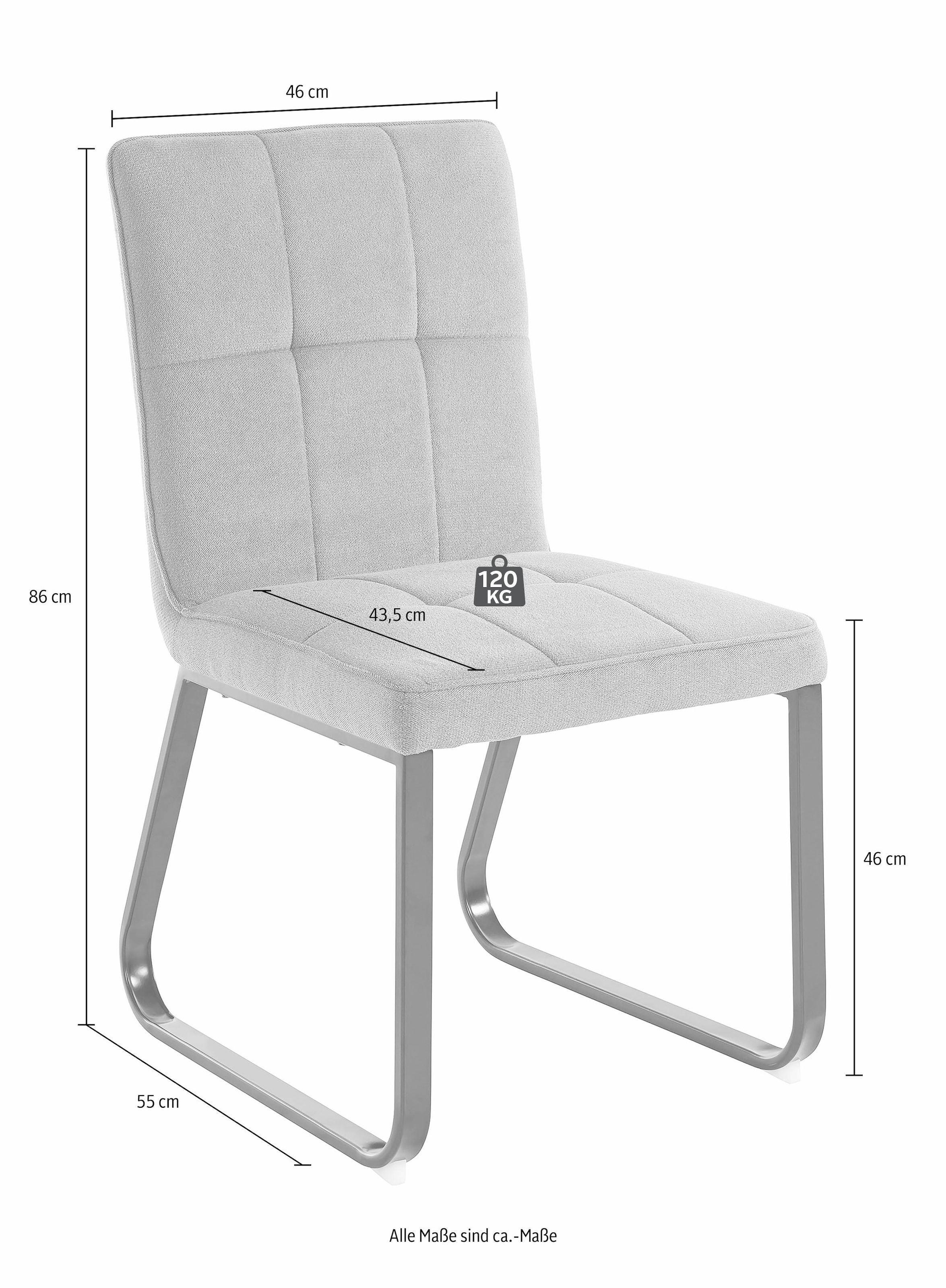Homexperts Esszimmerstuhl »Tilda B 04«, (Set), 2 St., Webstoff, Bezug in Webstoff
