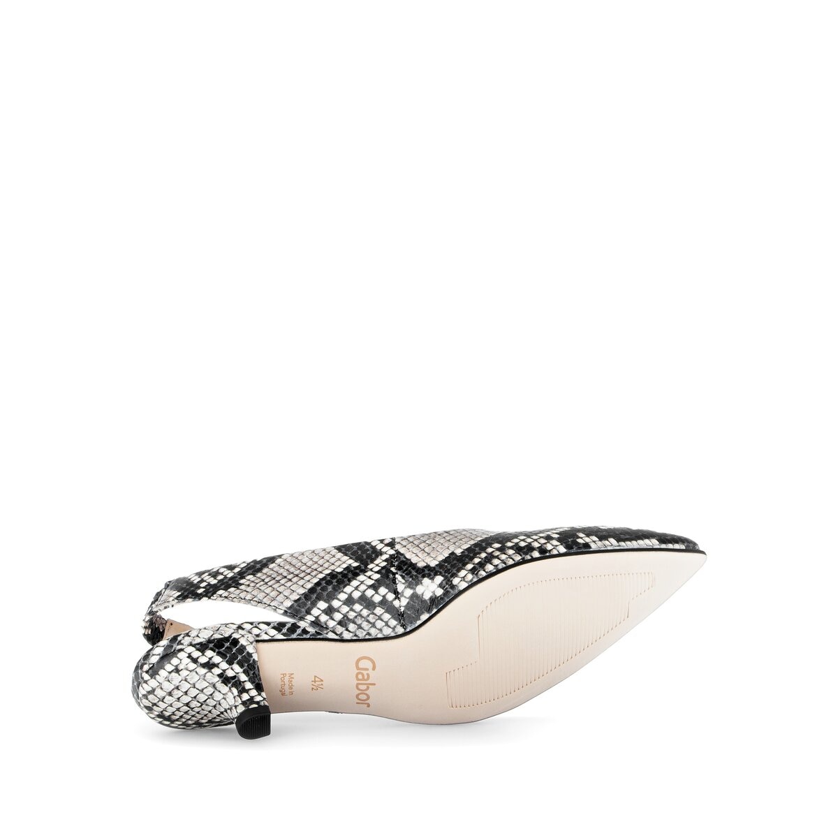 Gabor Slingpumps »Slingpumps Leder Reptiloptik«