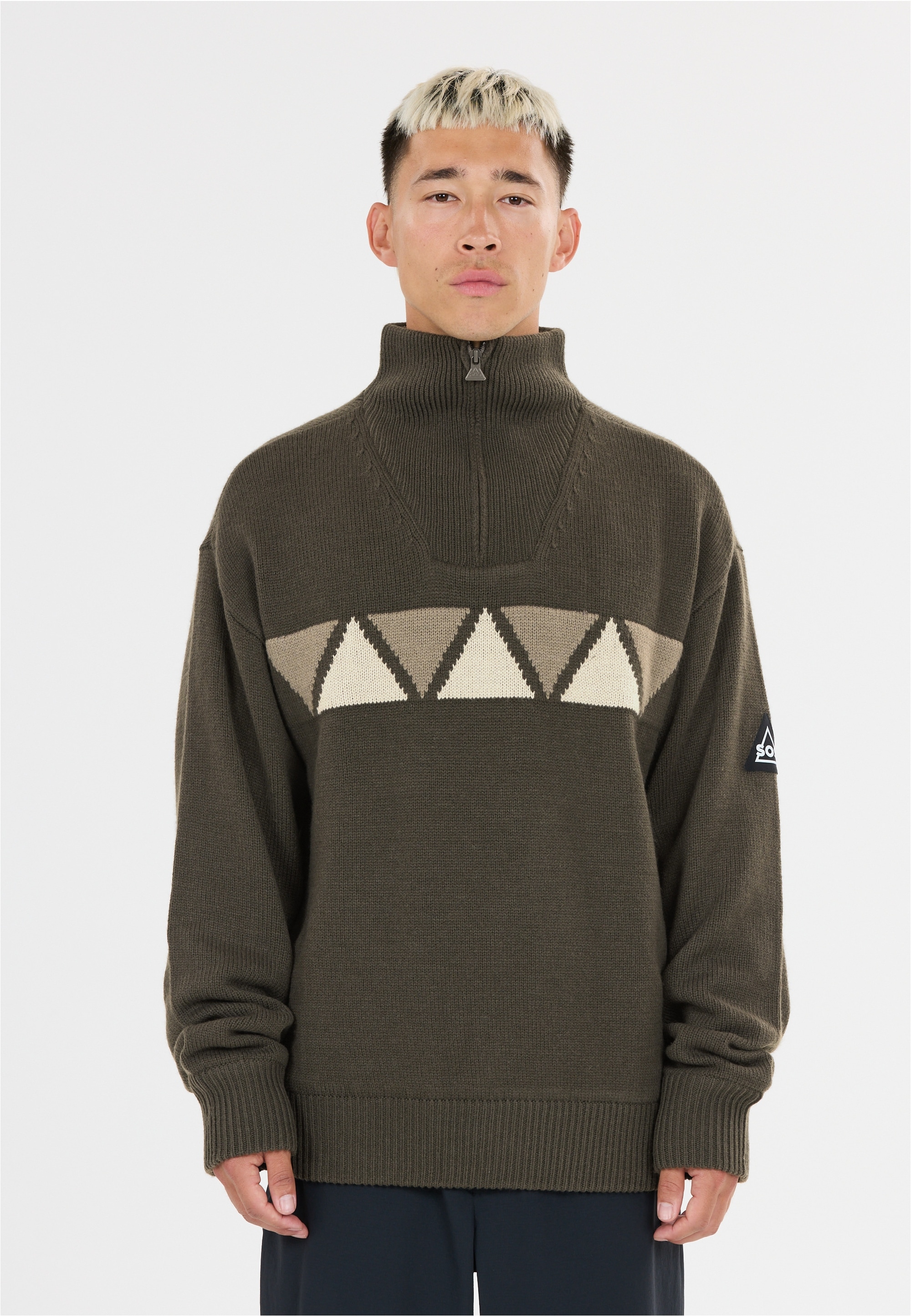 SOS Strickpullover "Aboda", mit winddichter Innenschicht günstig online kaufen
