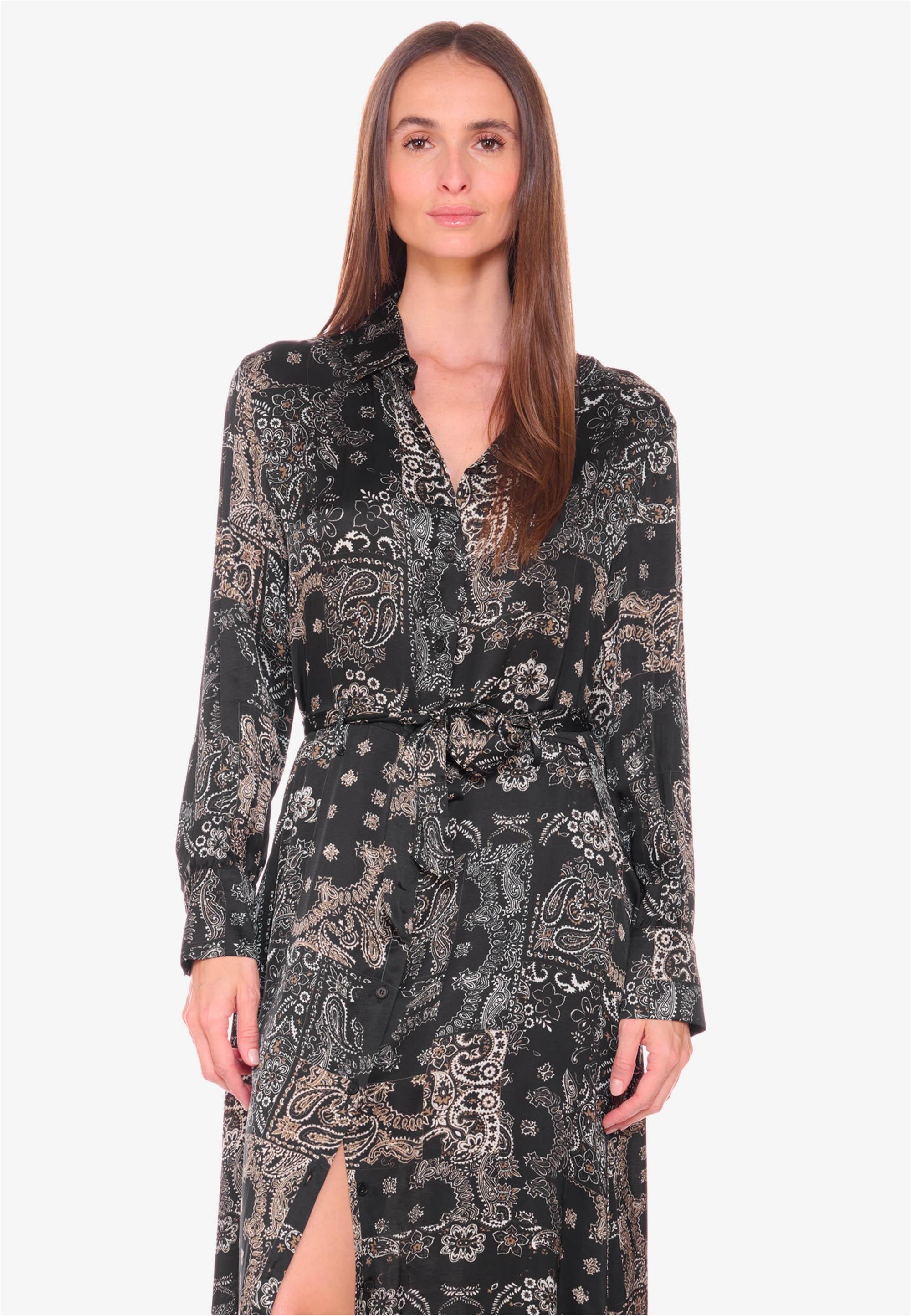 Le Temps Des Cerises Jerseykleid »SERAPHY«, mit stylischem Allover-Muster