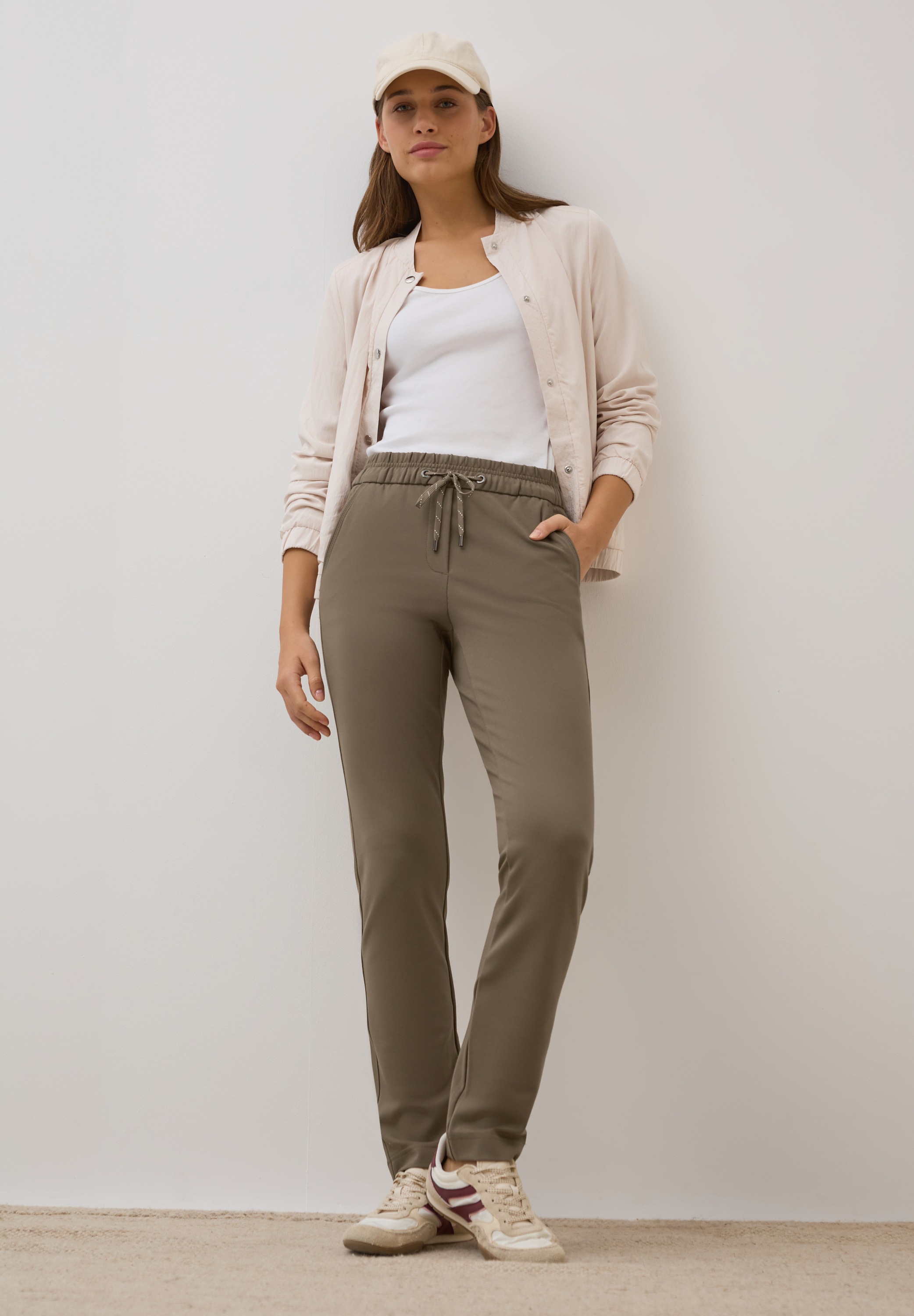 Thumbnail - Cecil Stoffhose "Style Tracey" mit elastischem Bund und Tunnelzug