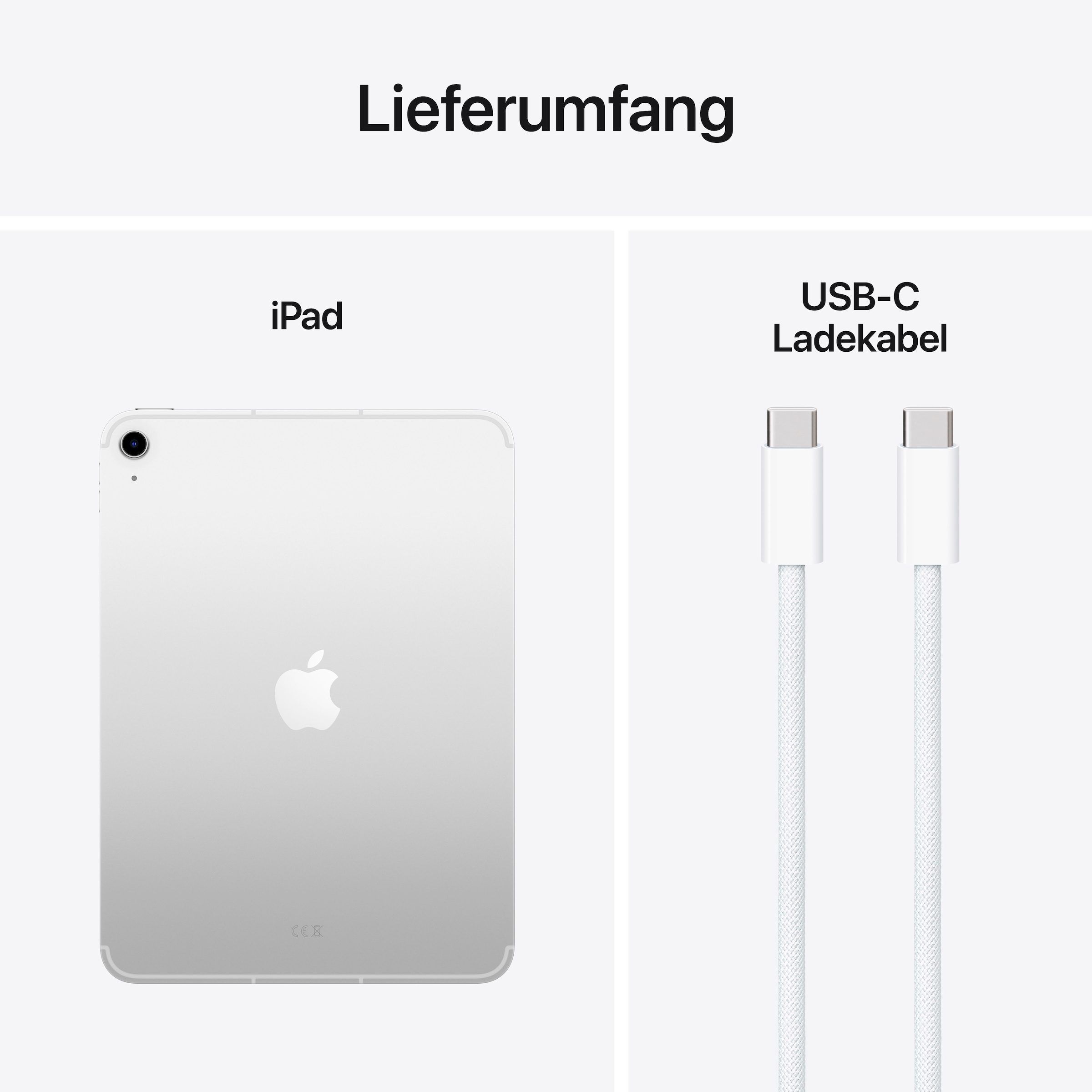 Apple Tablet »11" iPad Wi-Fi + Cellular (2025)«, (27,59 cm / 10,86 Zoll), iPadOS, Retina, 5G,)