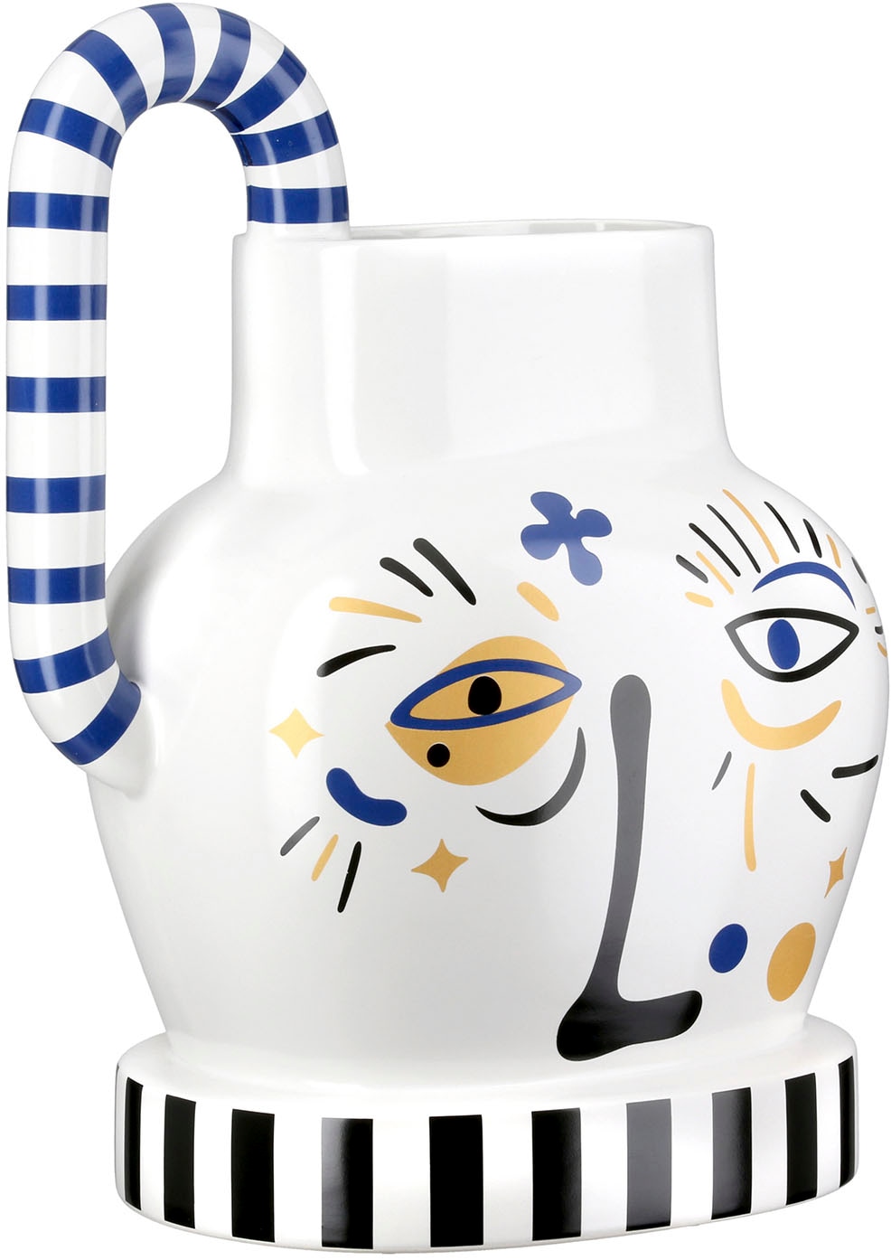 GILDE Tischvase »Henkelvase Fira weiß H. 23 cm«, (1 St.)