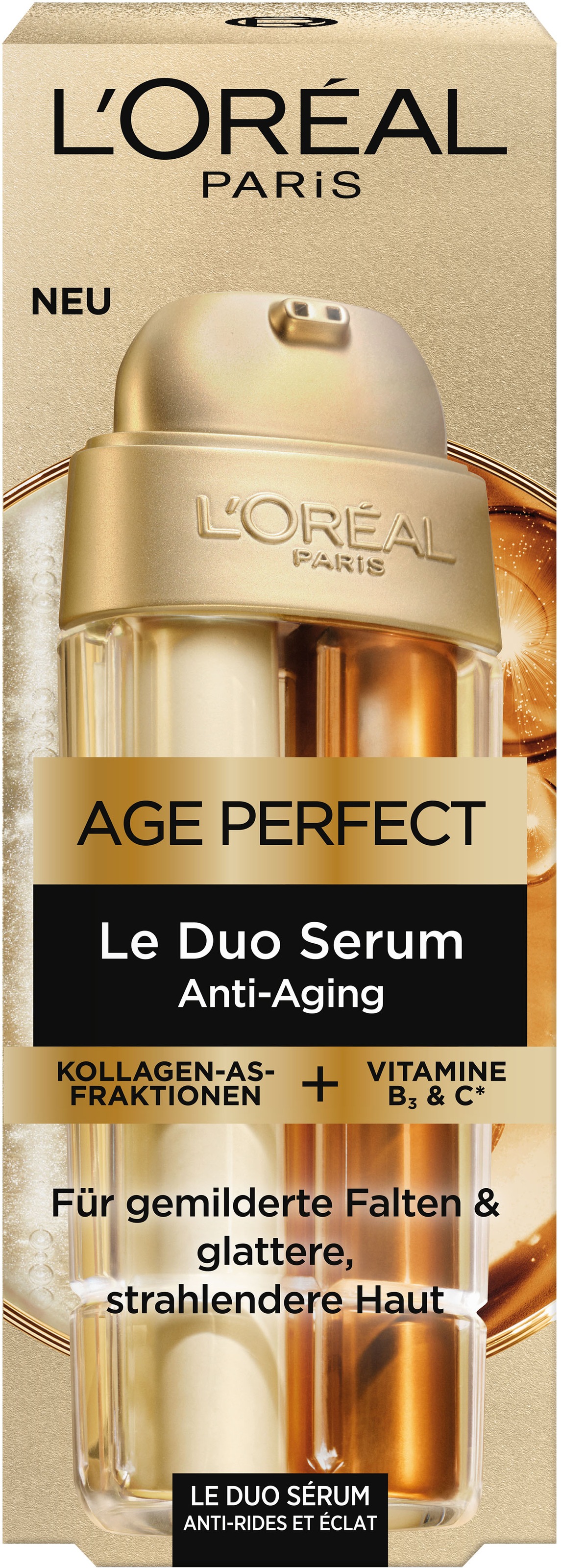 L'ORÉAL PARIS Gesichtsserum »Age Perfect Le Duo Serum«, mit hoher Wirksamkeit