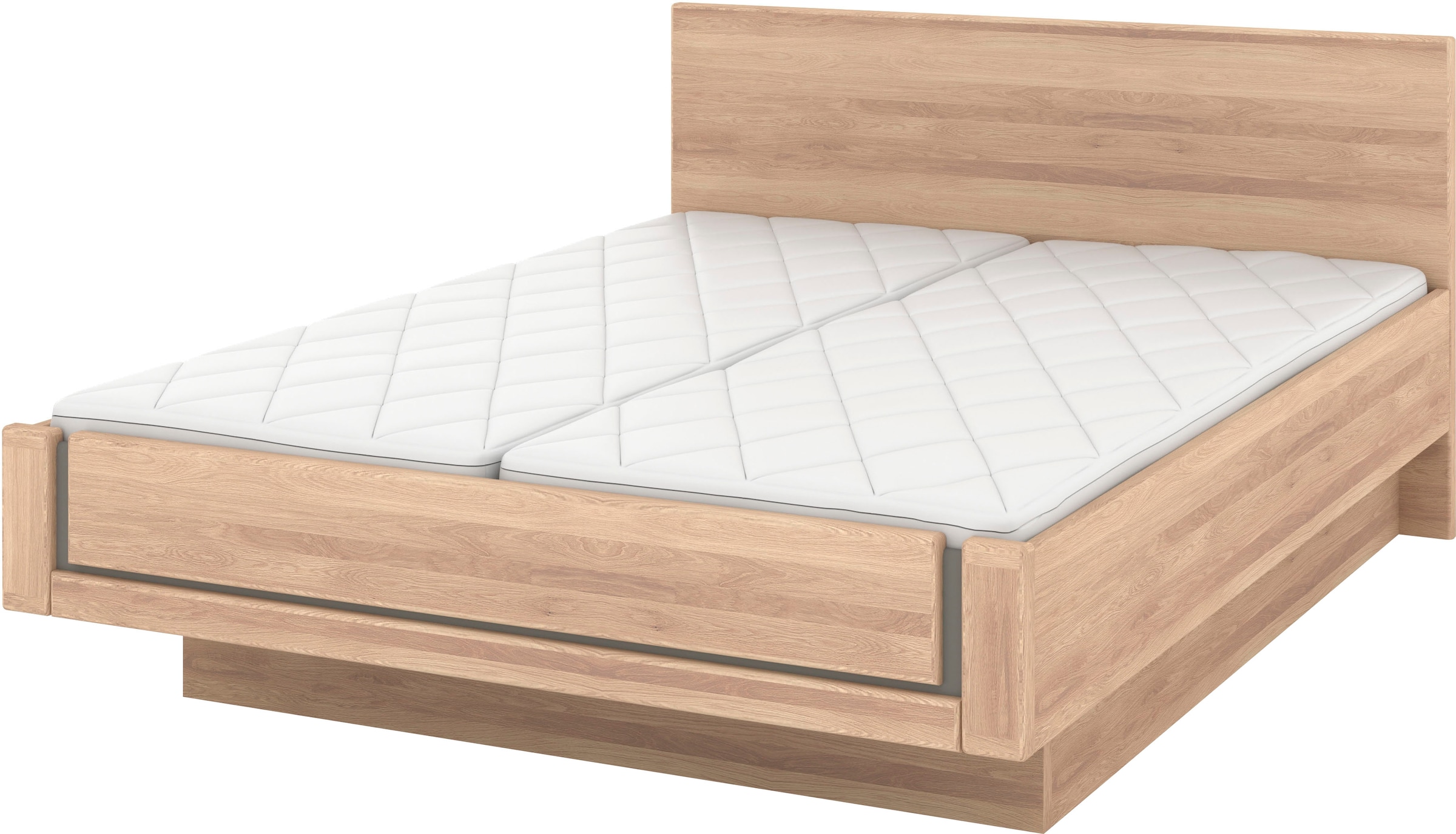 Musterring Holzbett "Sorrent, Bettgestell, Bettrahmen, teilmassiv Eiche", ( günstig online kaufen