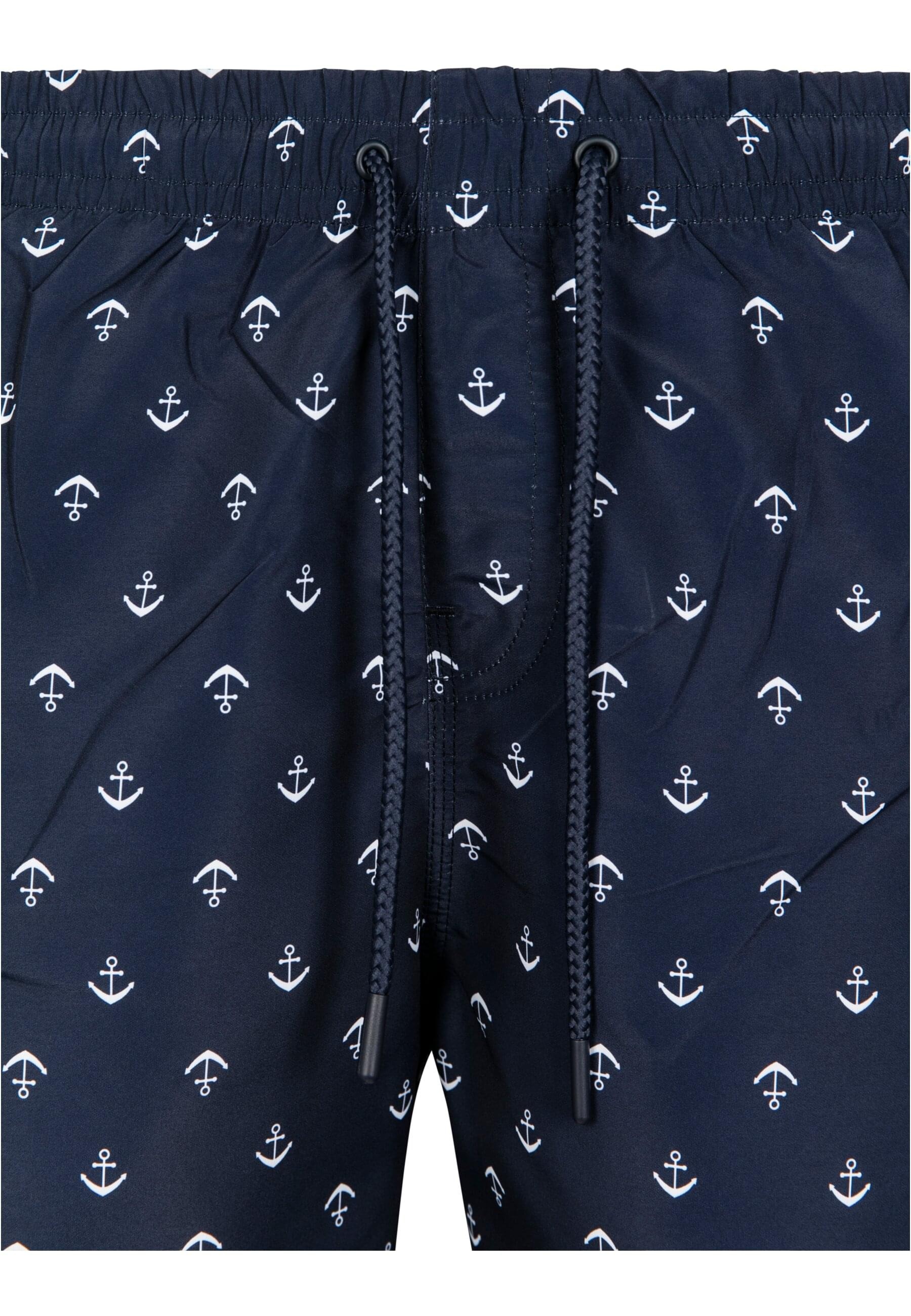 URBAN CLASSICS Badeshorts »Urban Classics Herren Pattern Swim Shorts«
