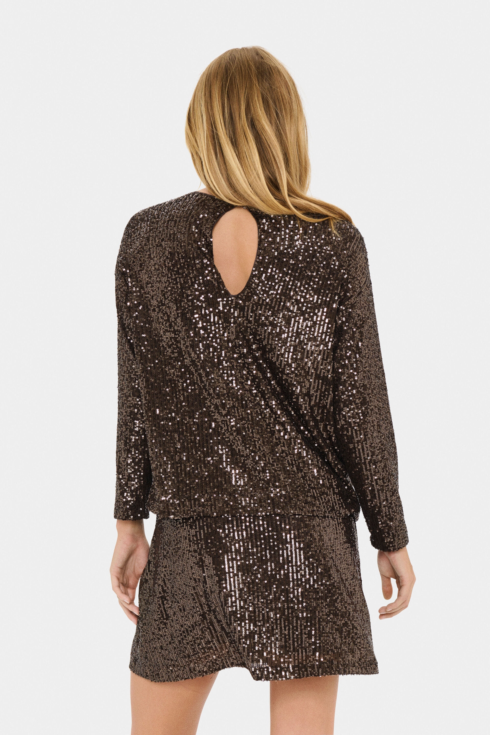 Saint Tropez Langarmbluse »Damen Bluse langarm ReyanaSZ«
