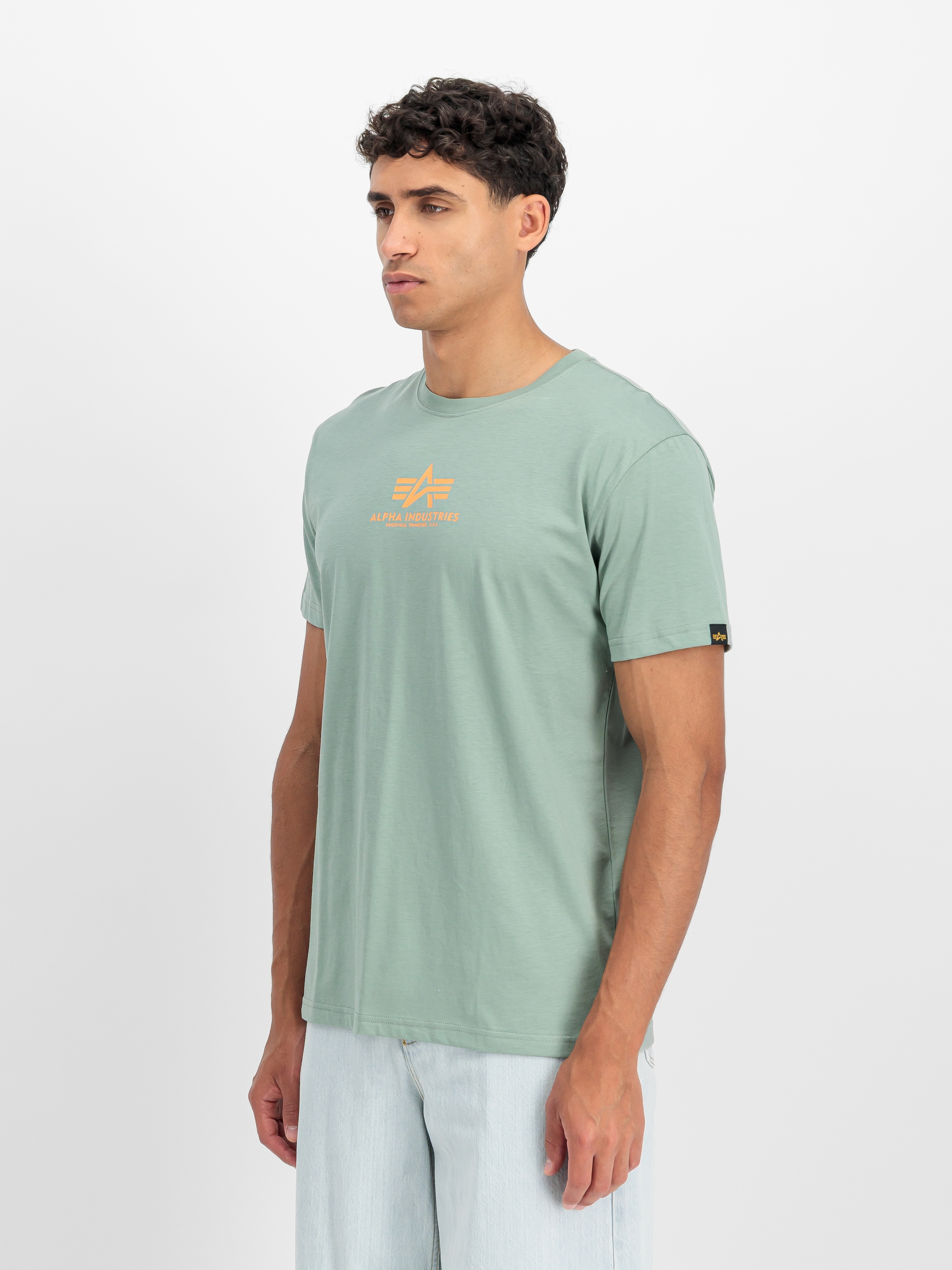 Alpha Industries Rundhalsshirt »Basic T ML« Baumwolle, regular fit